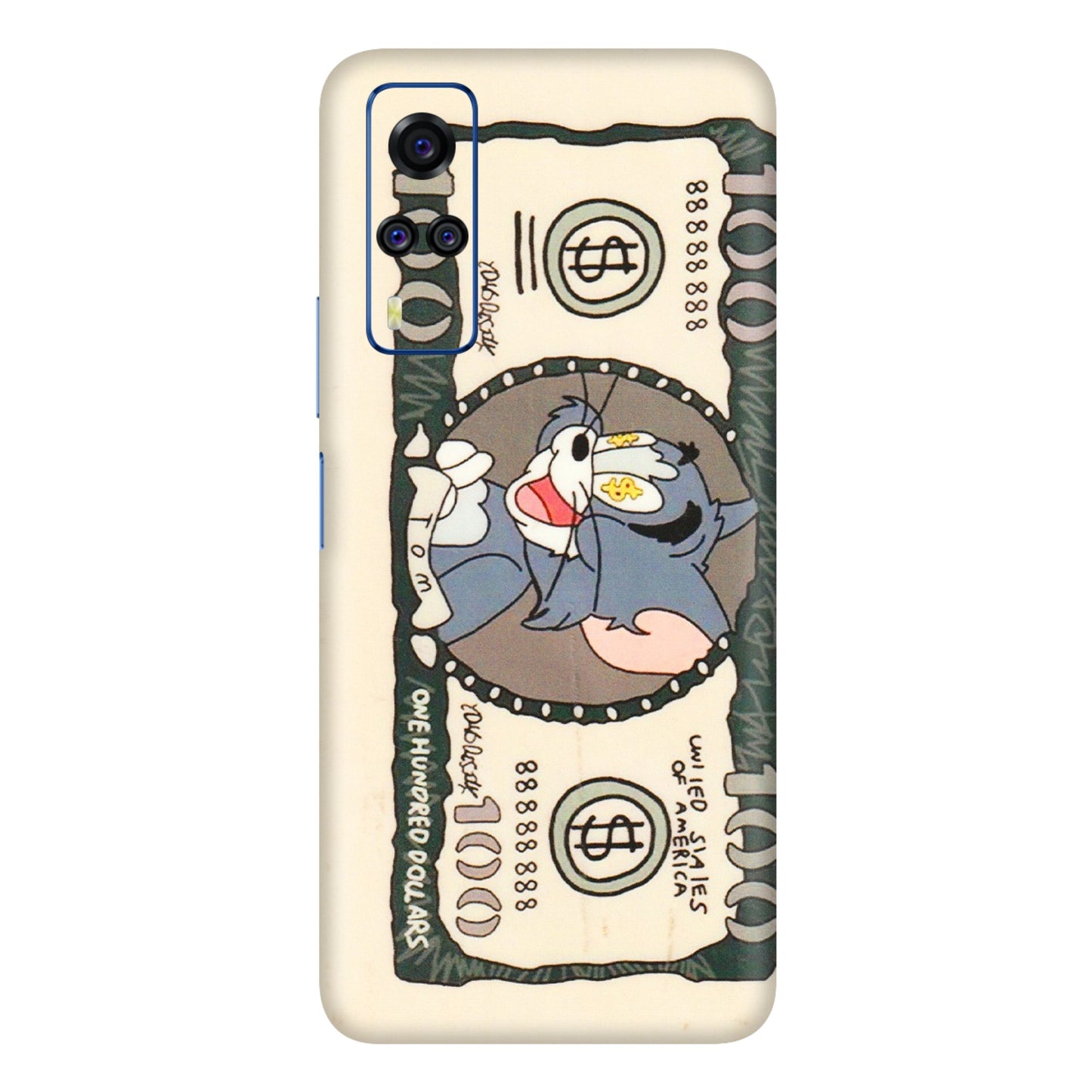 VIVO Y Series Phone Skins (All Models) - One Hundred Dollar Tom - Transparent Finish (T-16) Vivo Y51