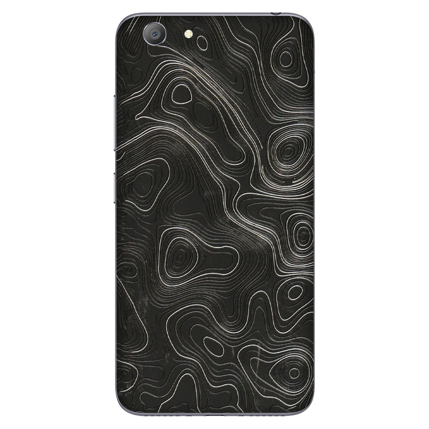 VIVO Y Series Phone Skins (All Models) - Abstract White Line Map - 3D Embossed Finish (L-269) Vivo Y53