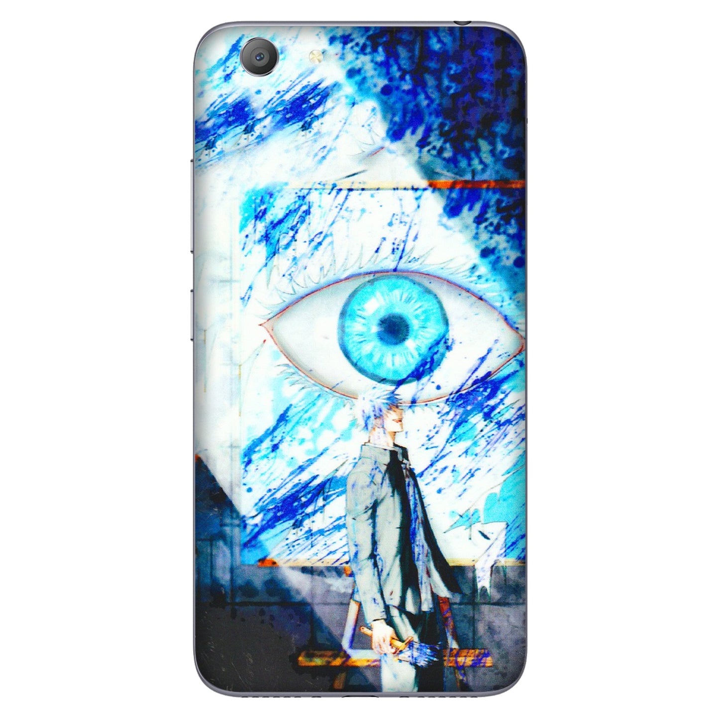 VIVO Y Series Phone Skins (All Models) - Anime Sea Blue Eye - 3D Embossed Finish (L-318) Vivo Y53