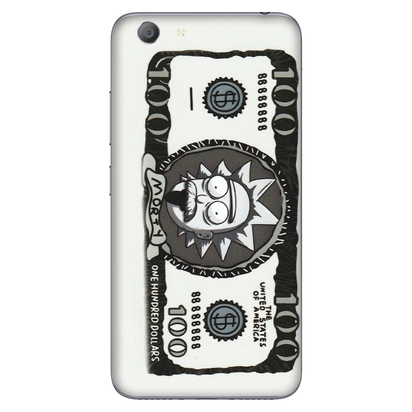VIVO Y Series Phone Skins (All Models) - Rick And Morty Hundred Dollar Anime - Matte Finish (M-161) Vivo Y53