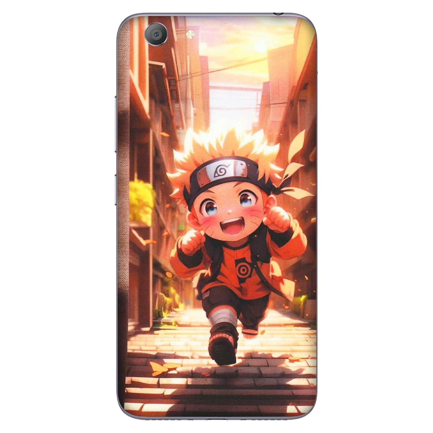 VIVO Y Series Phone Skins (All Models) - Naruto Cute Toon Running - Matte Finish (M-04) Vivo Y53