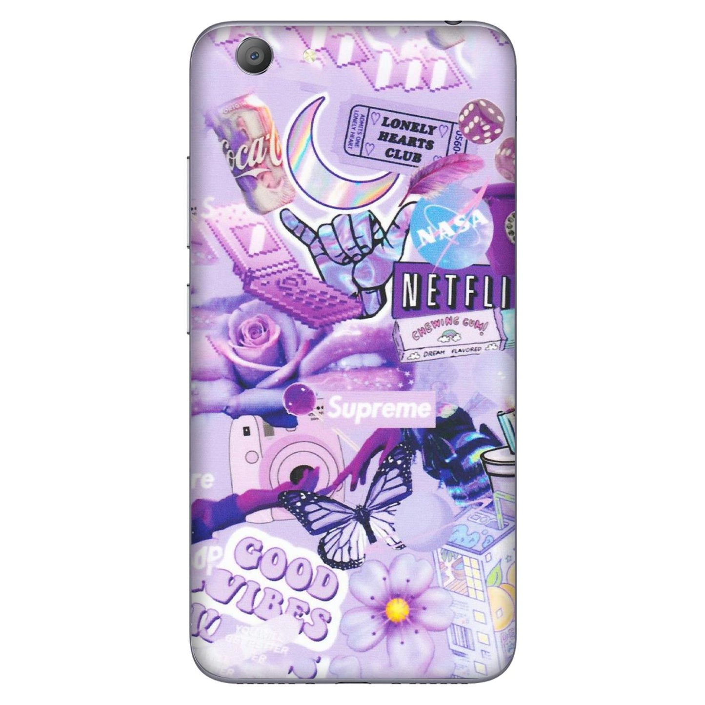 VIVO Y Series Phone Skins (All Models) - Supreme Purple Magic - Matte Finish (M-88) Vivo Y53