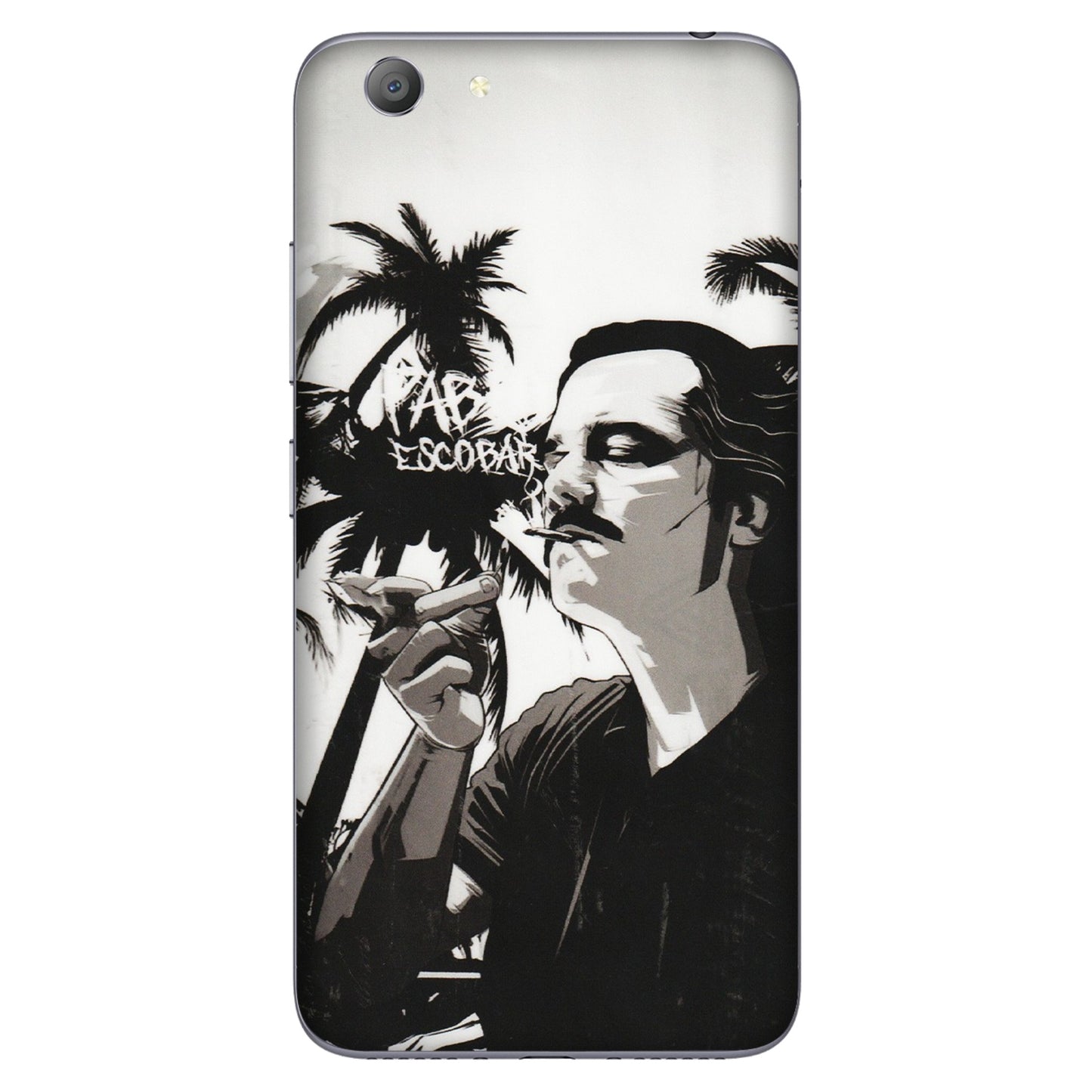 VIVO Y Series Phone Skins (All Models) - Pab Escobar - Transparent Finish (T-05) Vivo Y53