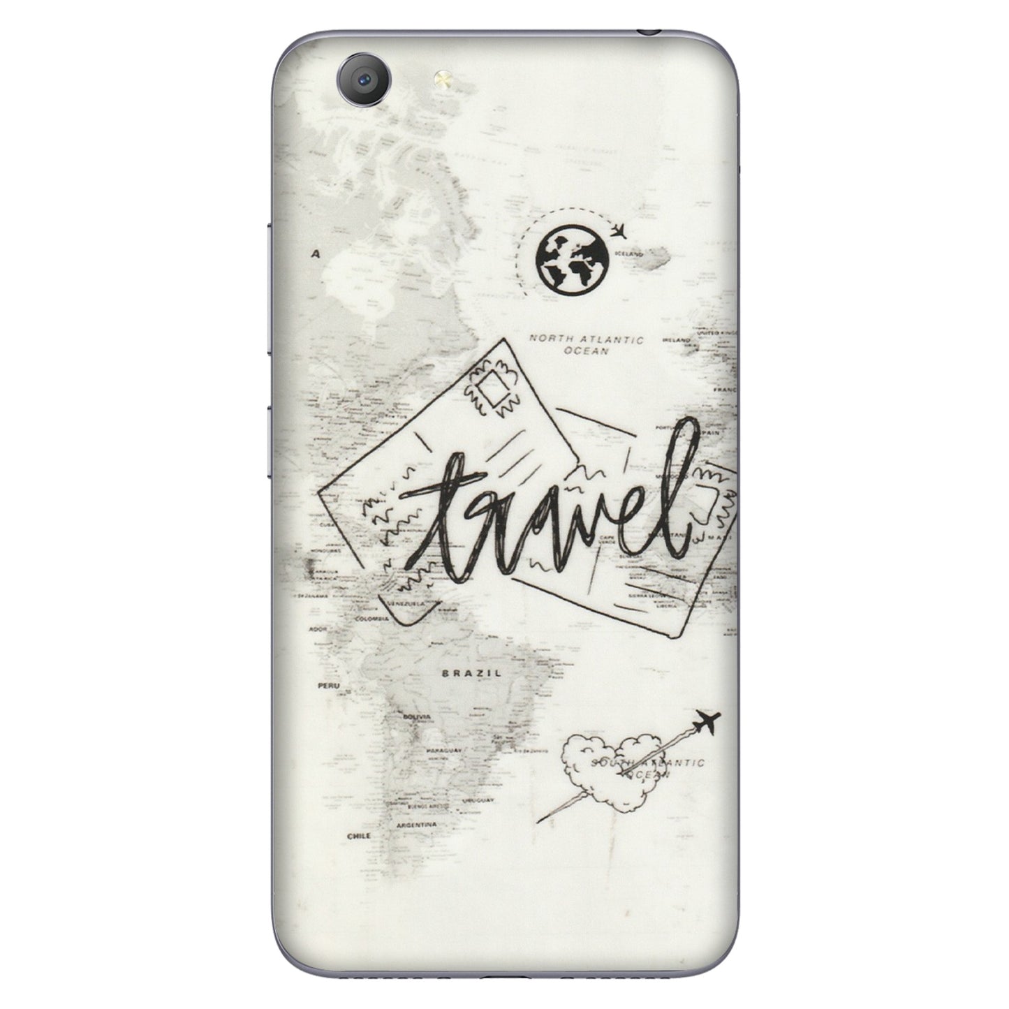 VIVO Y Series Phone Skins (All Models) - Travel Ticket - Transparent Finish (T-06) Vivo Y53
