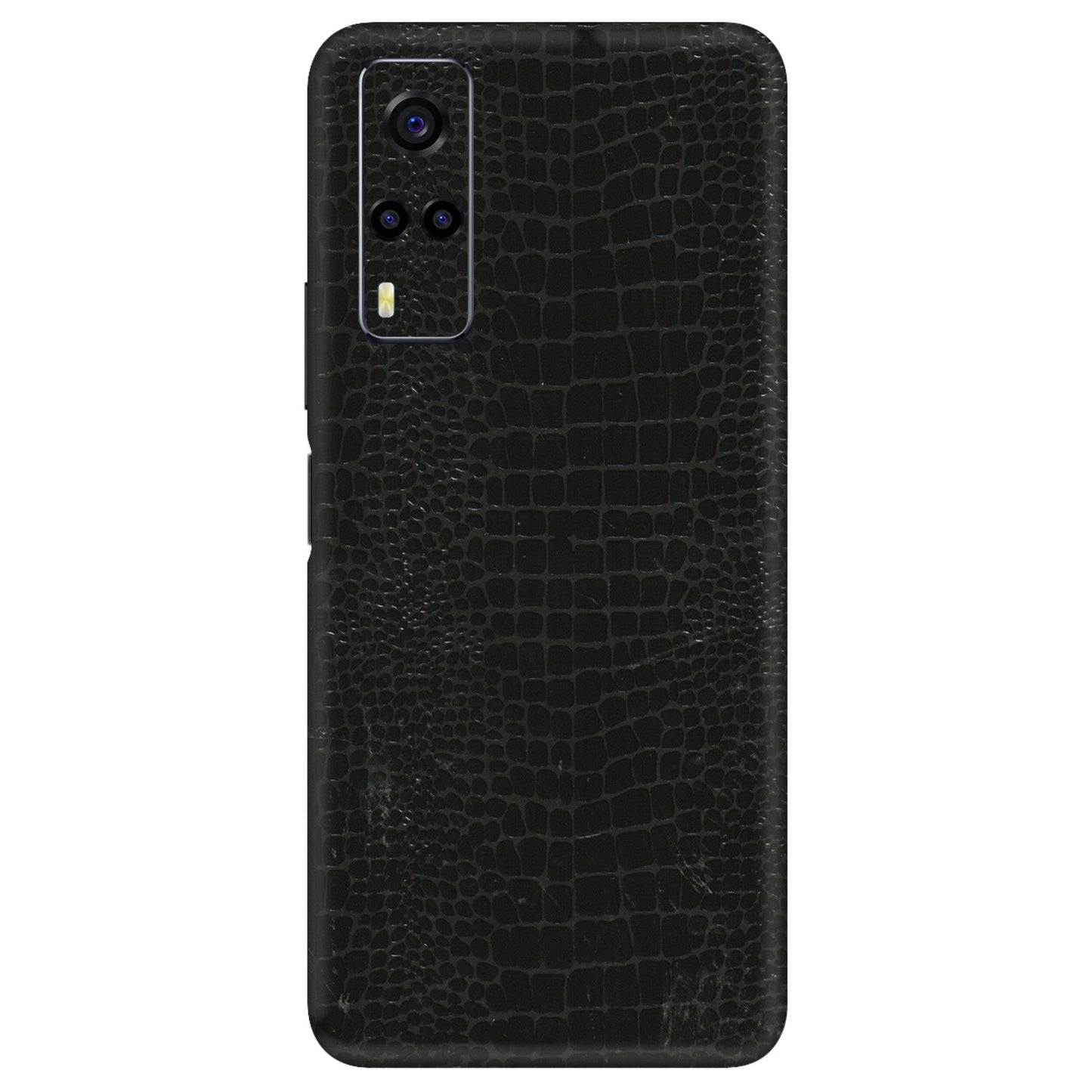 VIVO Y Series Phone Skins (All Models) - Snake Leather Black - 3D Embossed Finish (L-107) Vivo Y53S