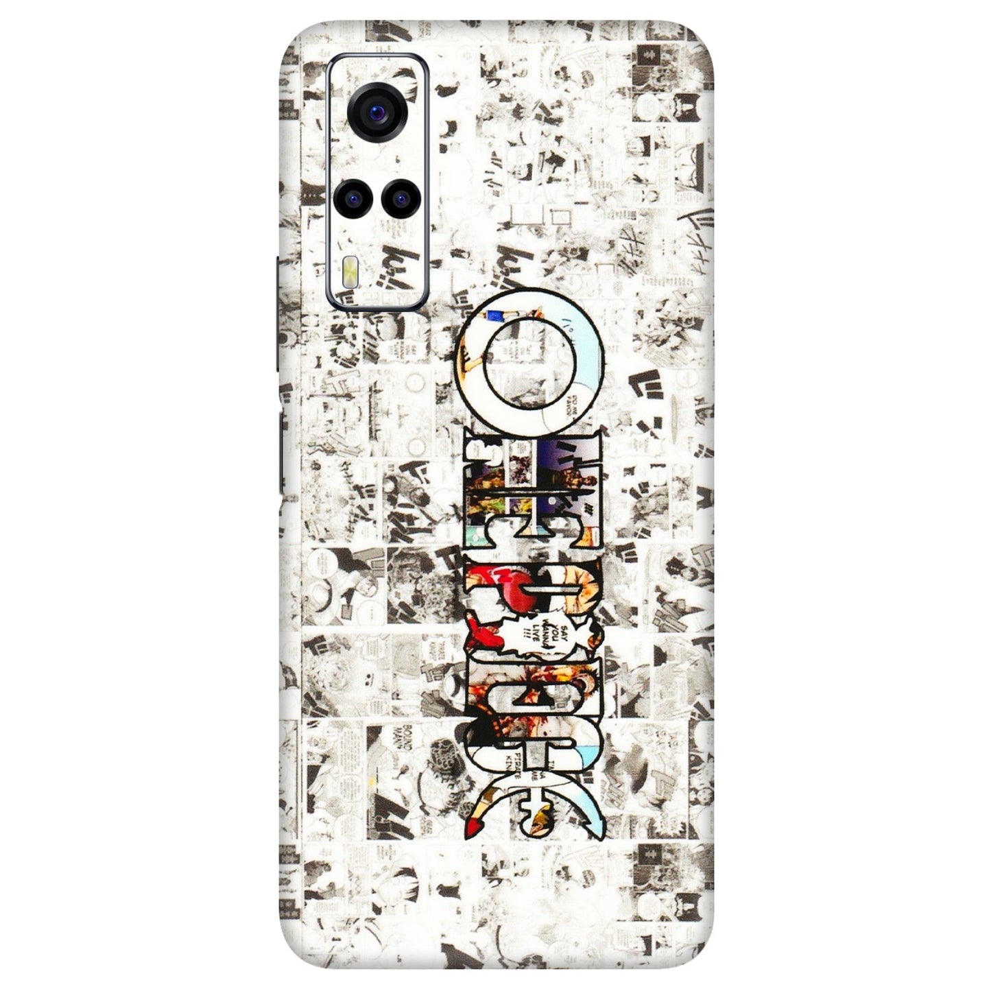 VIVO Y Series Phone Skins (All Models) - One Piece Manga - 3D Embossed Finish (L-26) Vivo Y53S