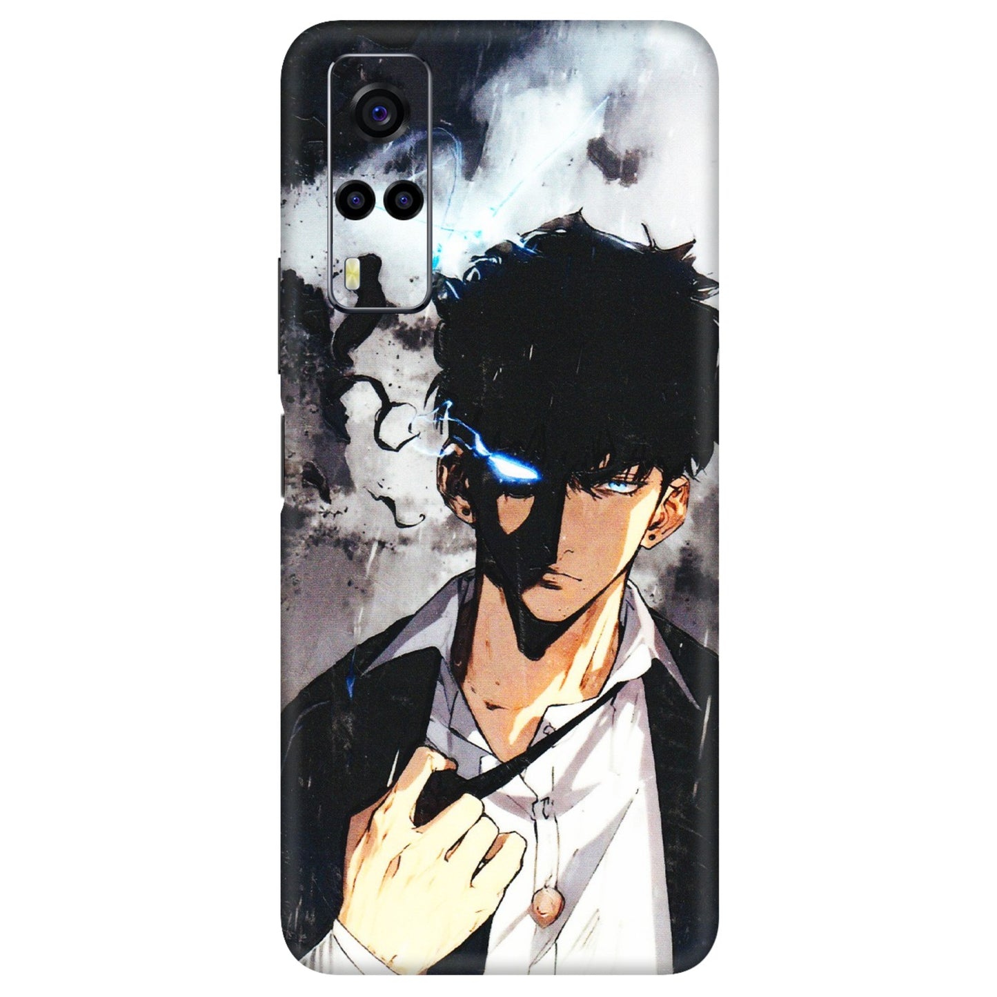 VIVO Y Series Phone Skins (All Models) - Sung Jinwoo Manhwa Anime - 3D Embossed Finish (L-328) Vivo Y53S