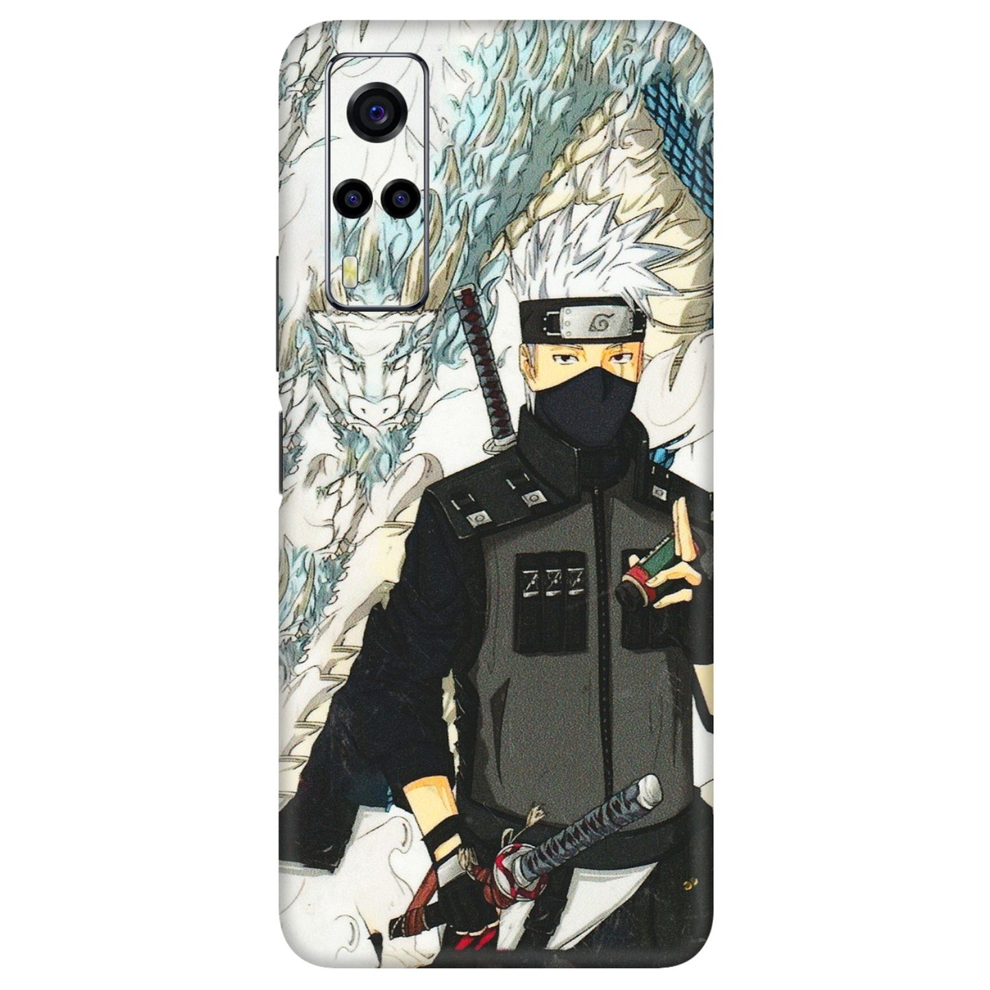 VIVO Y Series Phone Skins (All Models) - Kakashi Hatake Naruto Anime - 3D Embossed Finish (L-46) Vivo Y53S