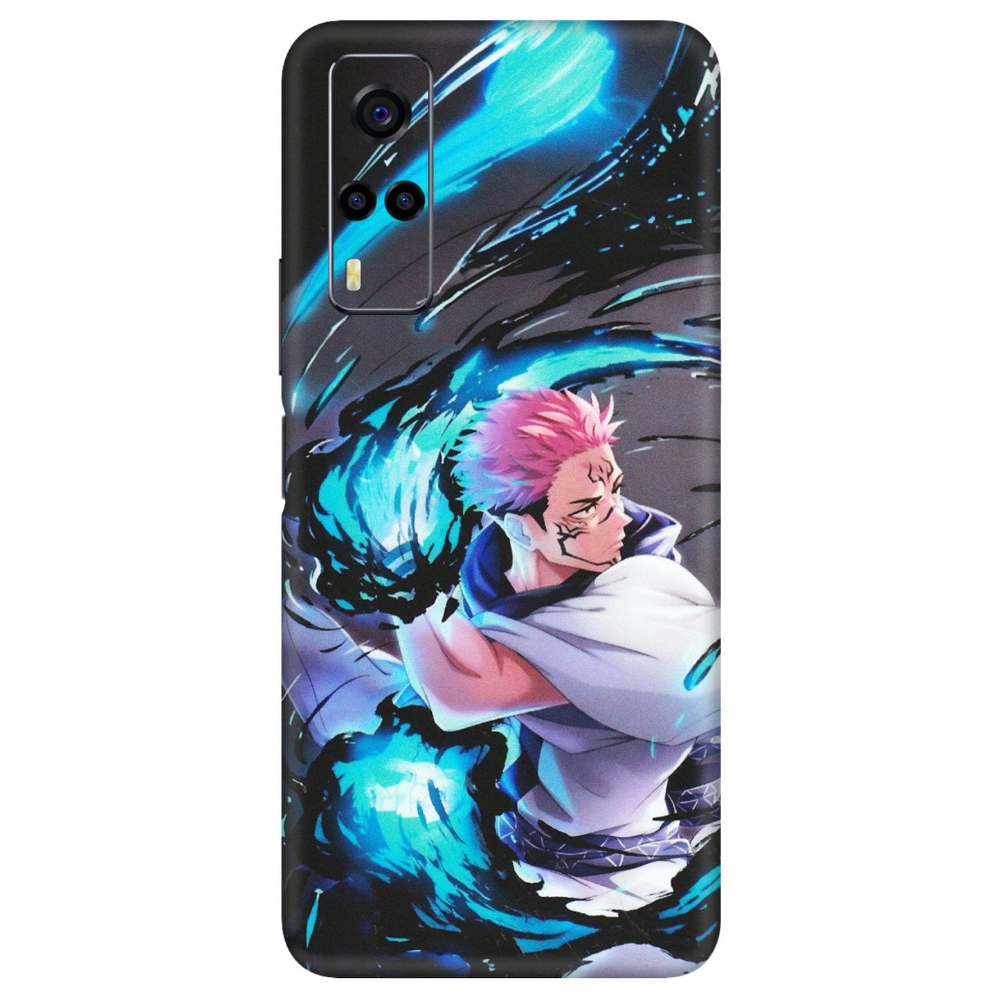 VIVO Y Series Phone Skins (All Models) - New Jujutsu Kaisen Grey Blue Anime - Matte Finish (M-127) Vivo Y53S