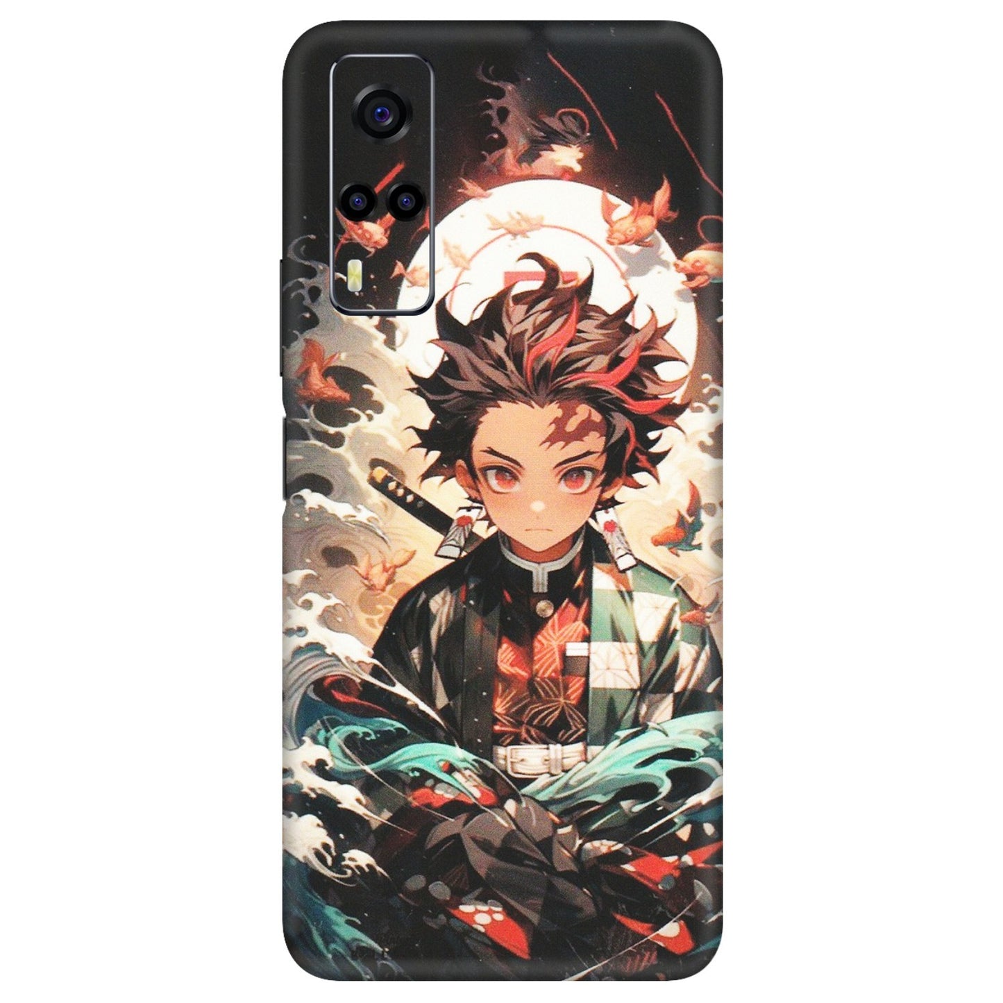 VIVO Y Series Phone Skins (All Models) - Tanjiro Demon Slayer Anime - Matte Finish (M-158) Vivo Y53S