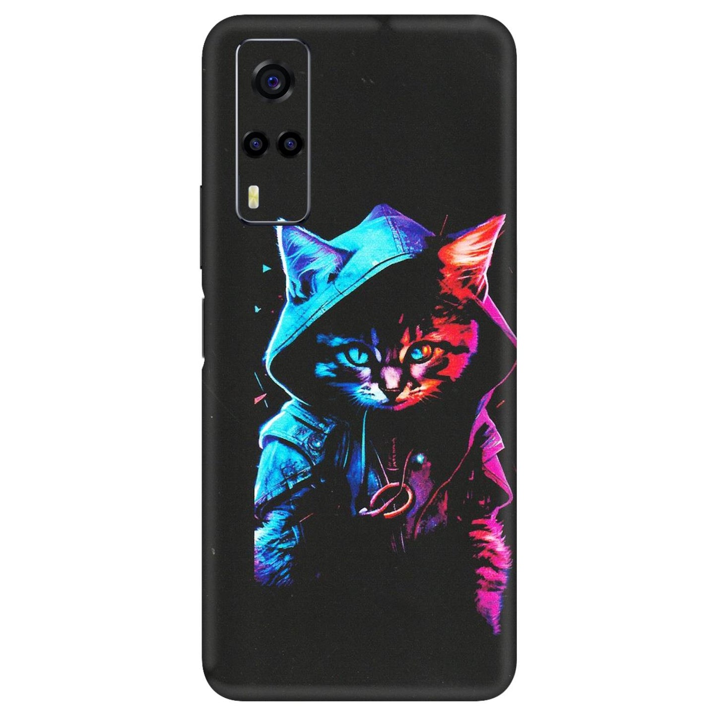 VIVO Y Series Phone Skins (All Models) - Cyberpunk Cat - Matte Finish (M-45) Vivo Y53S
