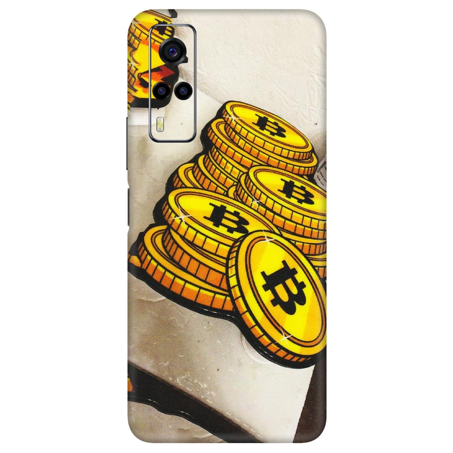 VIVO Y Series Phone Skins (All Models) - Billionaire Bitcoin Collection - Matte Finish (M-92) Vivo Y53S