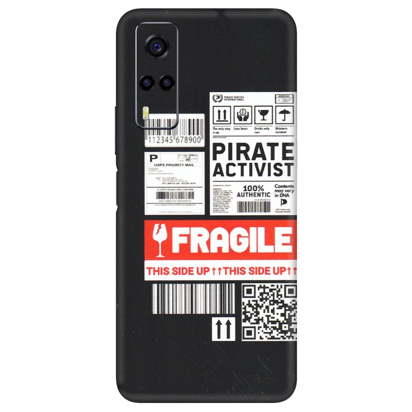 VIVO Y Series Phone Skins (All Models) - Handle With Care - Matte Finish (M-99) Vivo Y53S