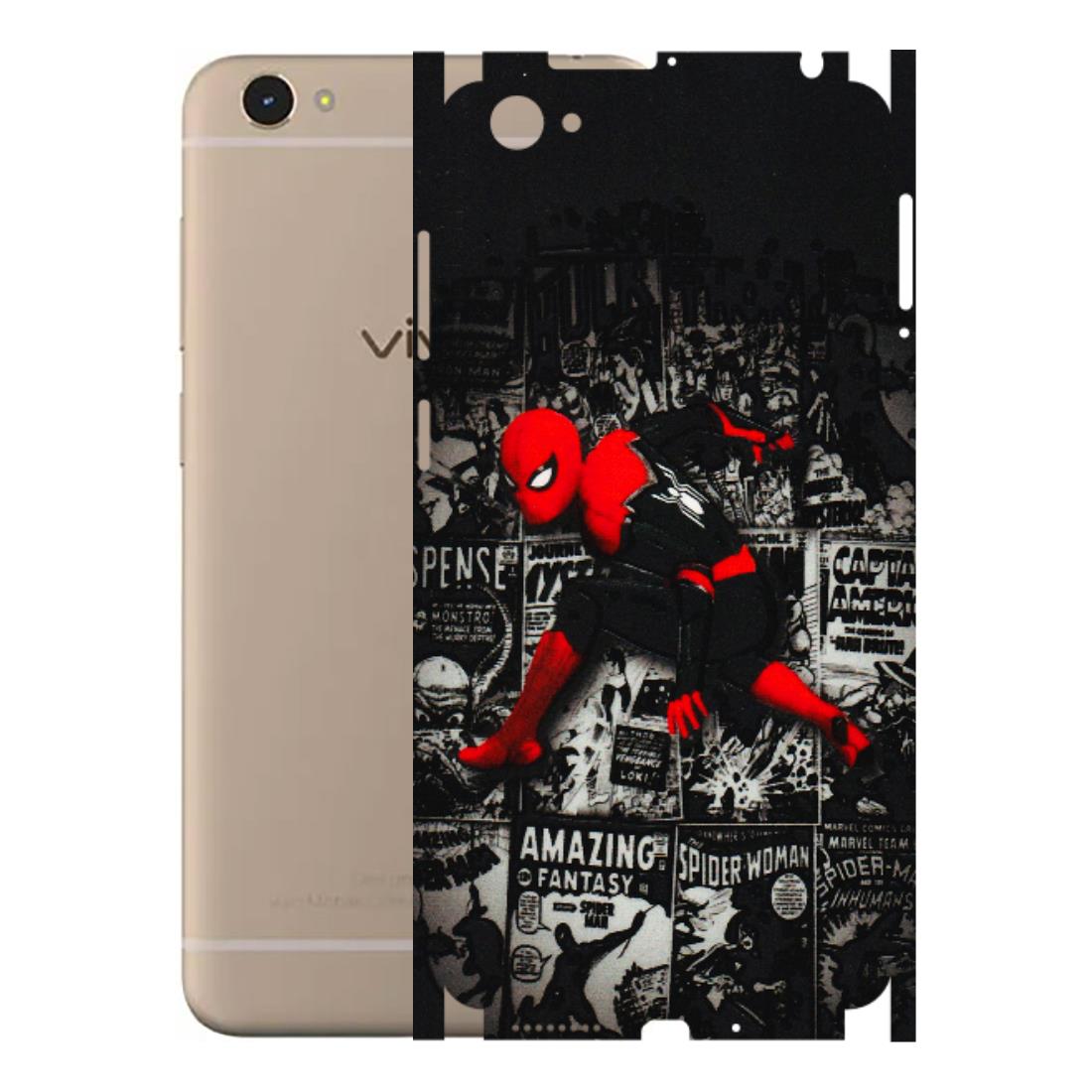 VIVO Y Series Phone Skins (All Models) - SpiderMan New - 3D Embossed Finish (L-162) Vivo Y55L