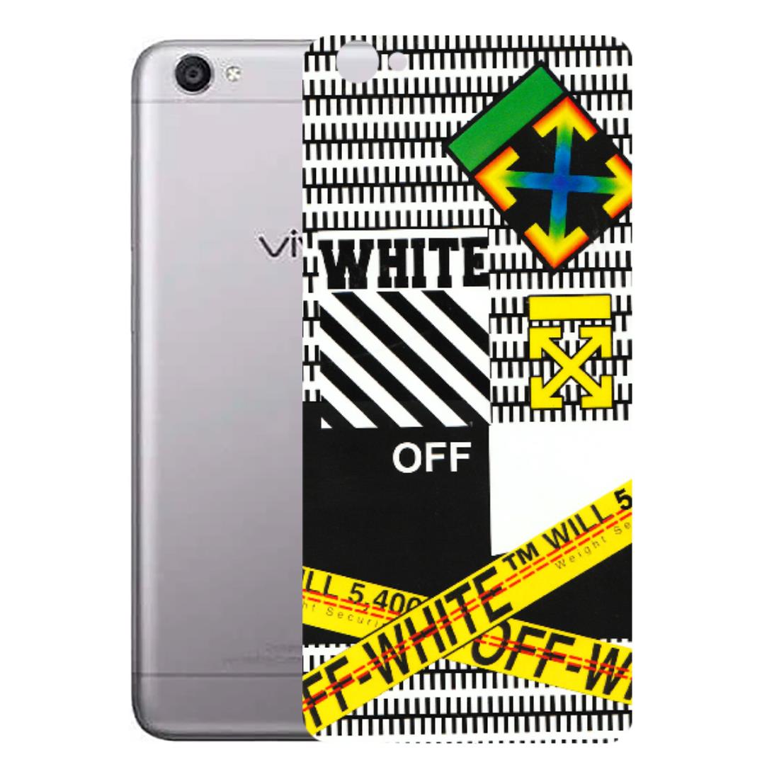 VIVO Y Series Phone Skins (All Models) - White Off Abstract - 3D Embossed Finish (L-172) Vivo Y55