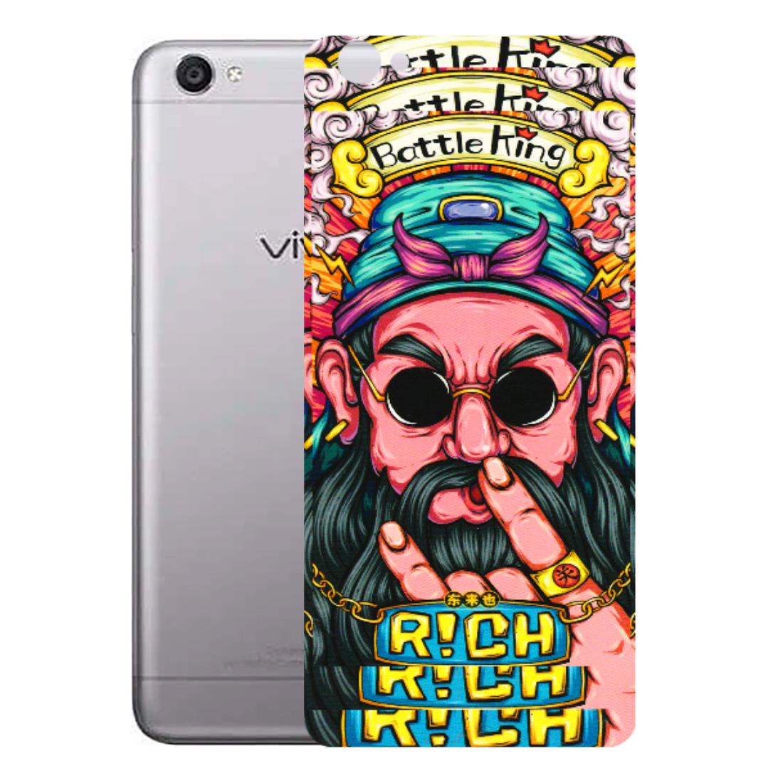 VIVO Y Series Phone Skins (All Models) - Battle King Dude Face - 3D Embossed Finish (L-178) Vivo Y55