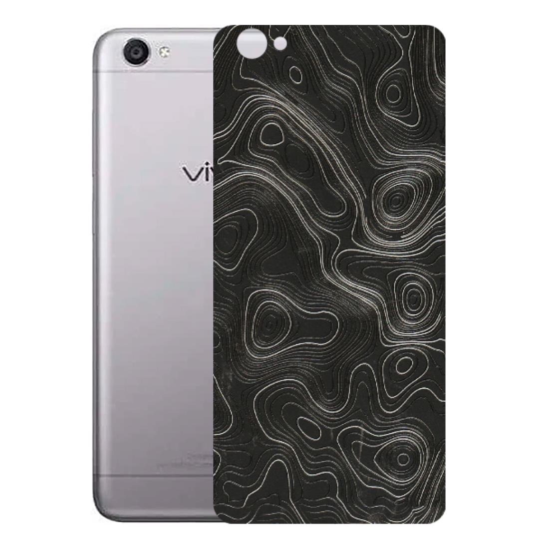 VIVO Y Series Phone Skins (All Models) - Abstract White Line Map - 3D Embossed Finish (L-269) Vivo Y55