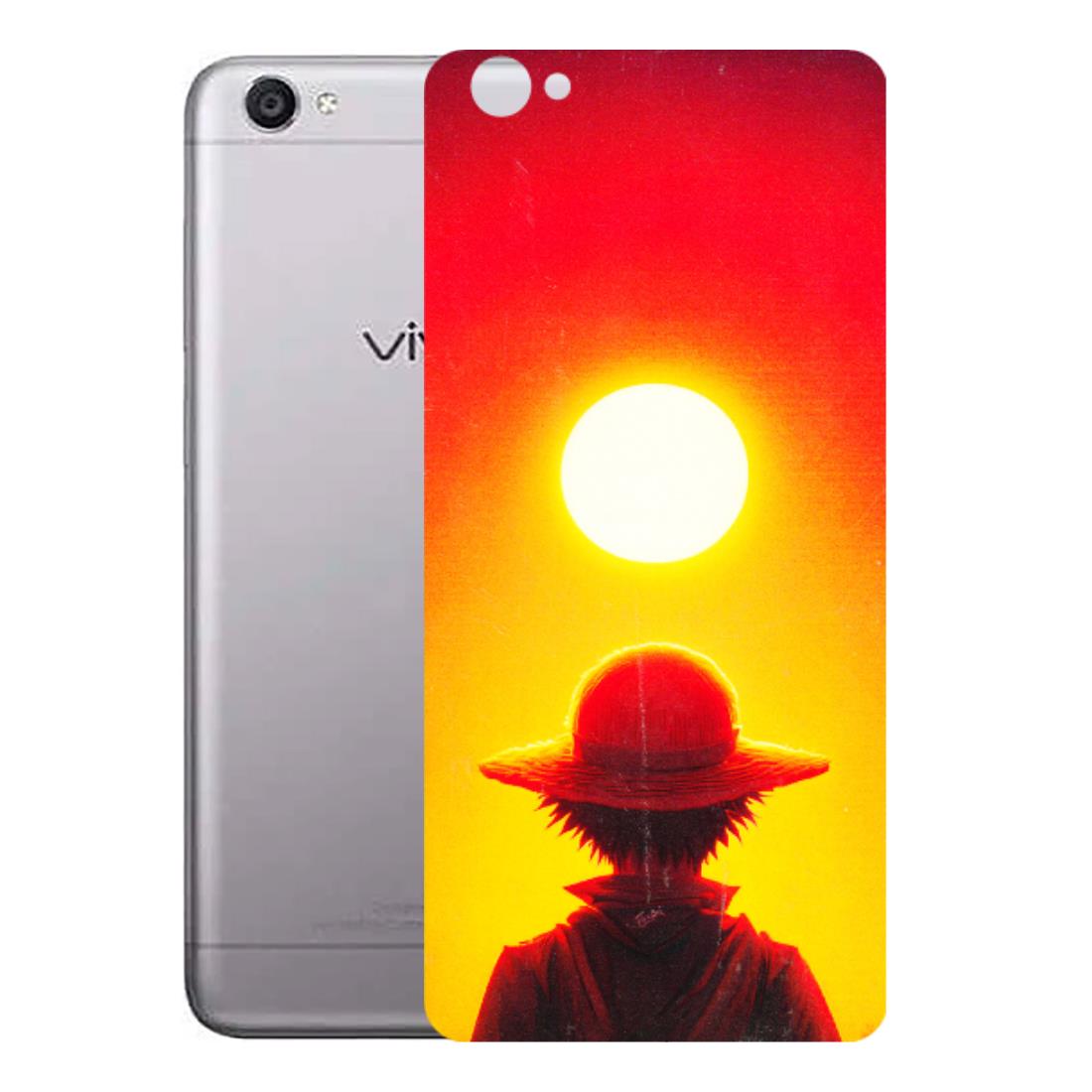 VIVO Y Series Phone Skins (All Models) - Cool Sunset With Monkey D.Luffy Anime - 3D Embossed Finish (L-329) Vivo Y55