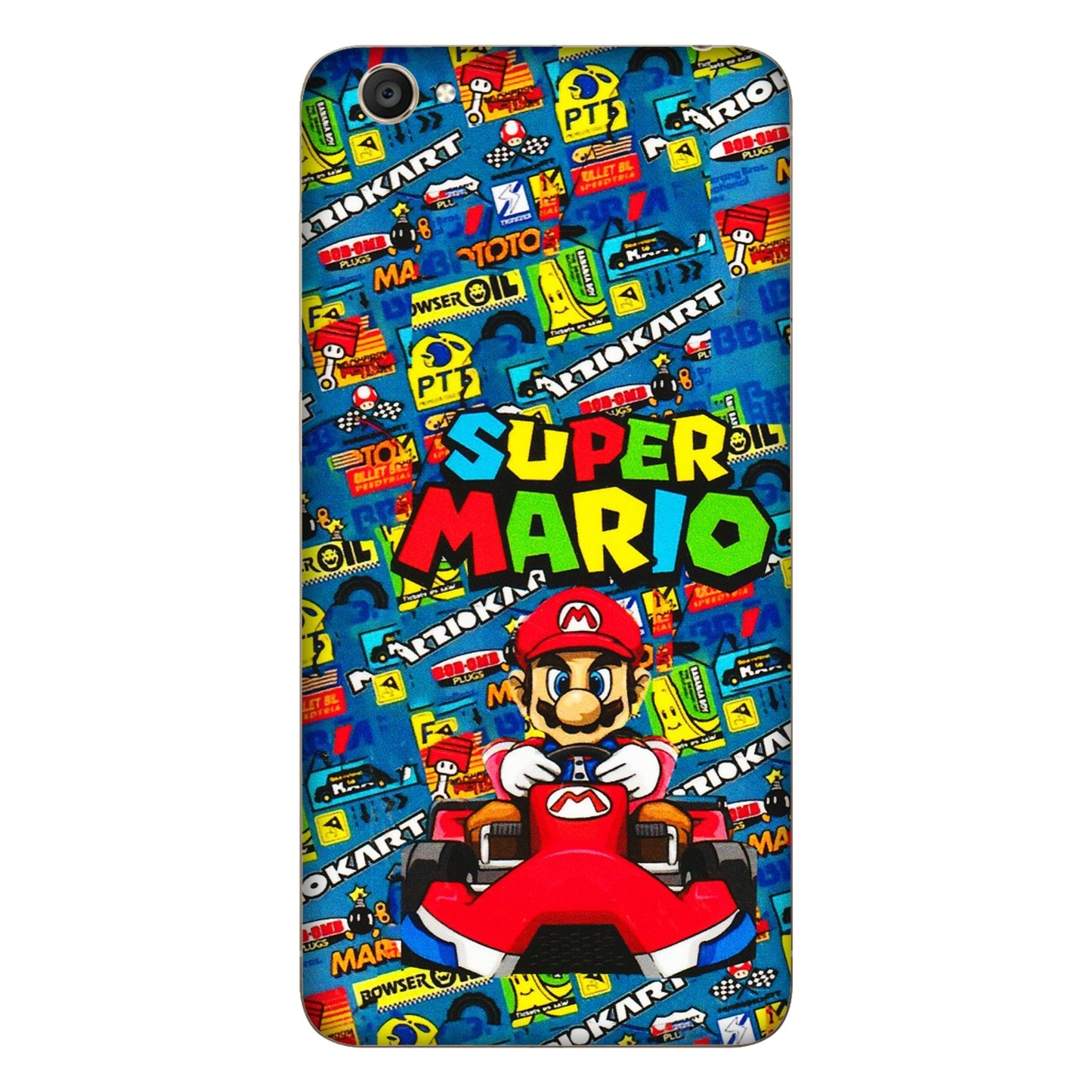 VIVO Y Series Phone Skins (All Models) - Super Mario Kart - 3D Embossed Finish (L-140) Vivo Y55S