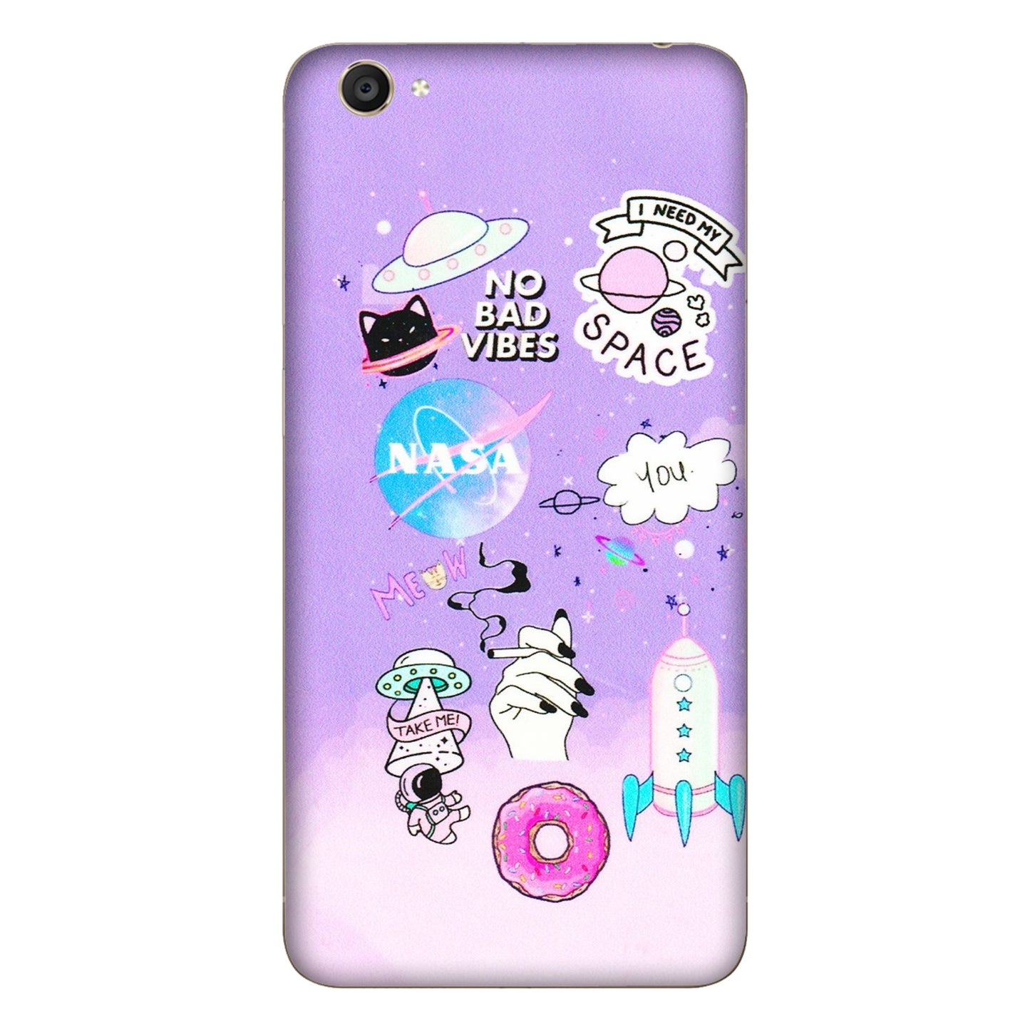 VIVO Y Series Phone Skins (All Models) - I Need My Nasa Skin - 3D Embossed Finish (L-149) Vivo Y55S