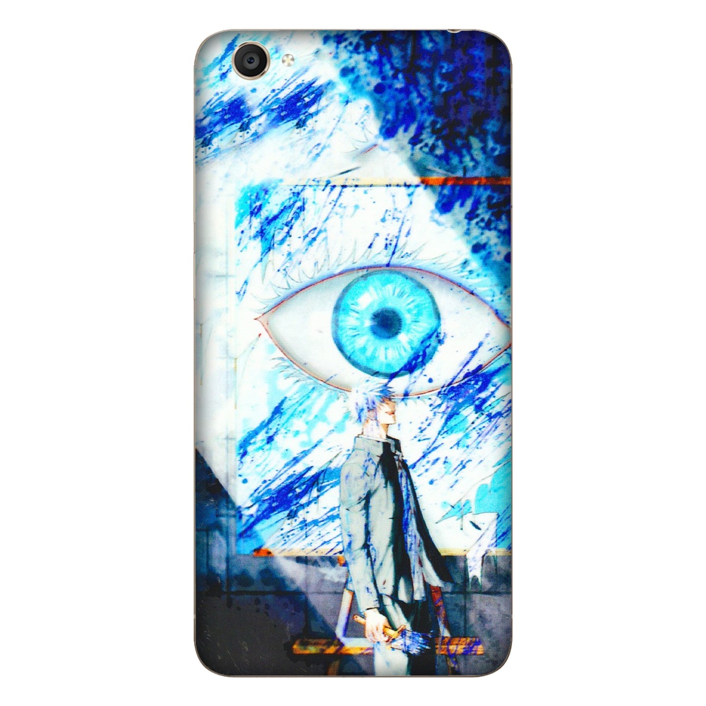 VIVO Y Series Phone Skins (All Models) - Anime Sea Blue Eye - 3D Embossed Finish (L-318) Vivo Y55S