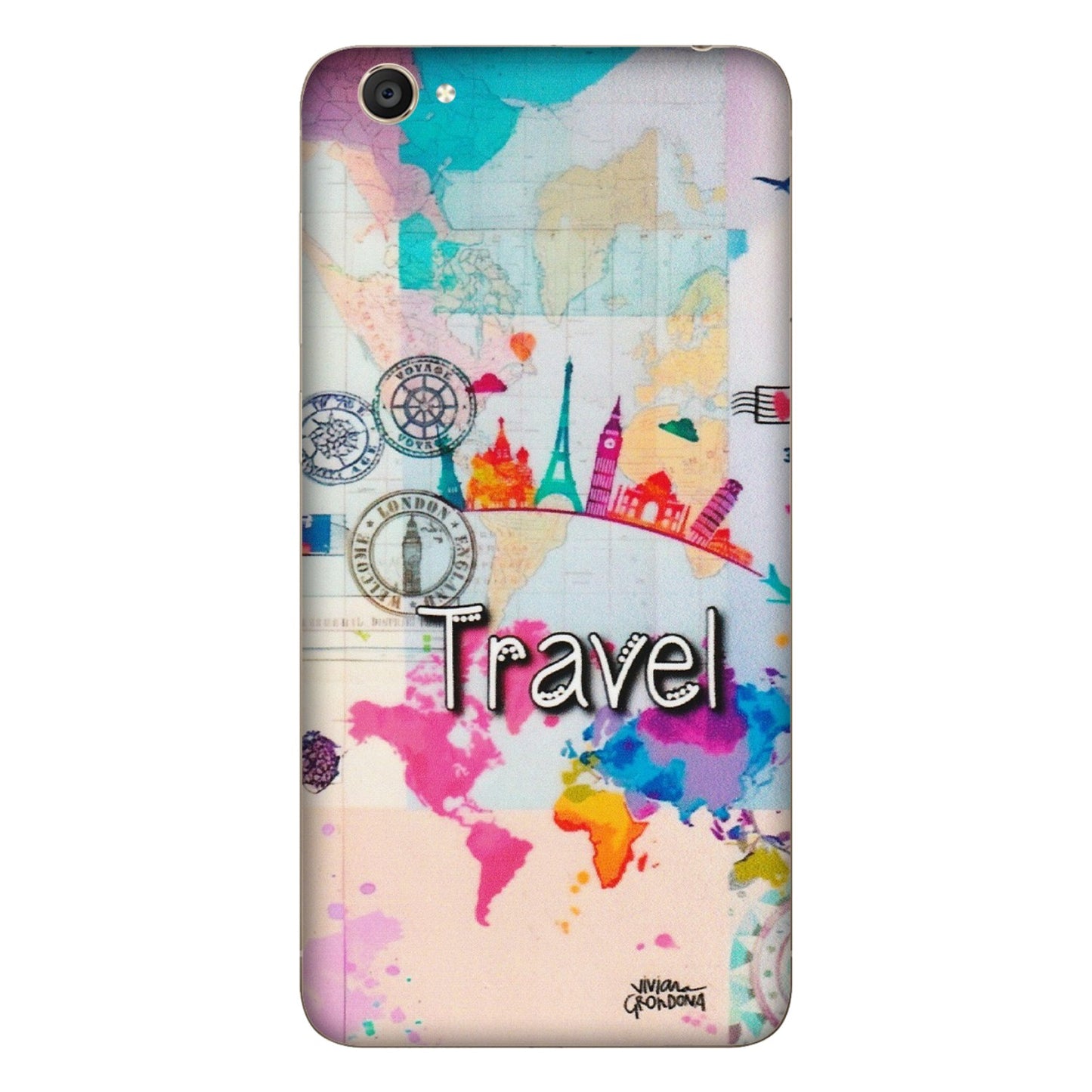 VIVO Y Series Phone Skins (All Models) - Travel The Wonders - Matte Finish (M-108) Vivo Y55S