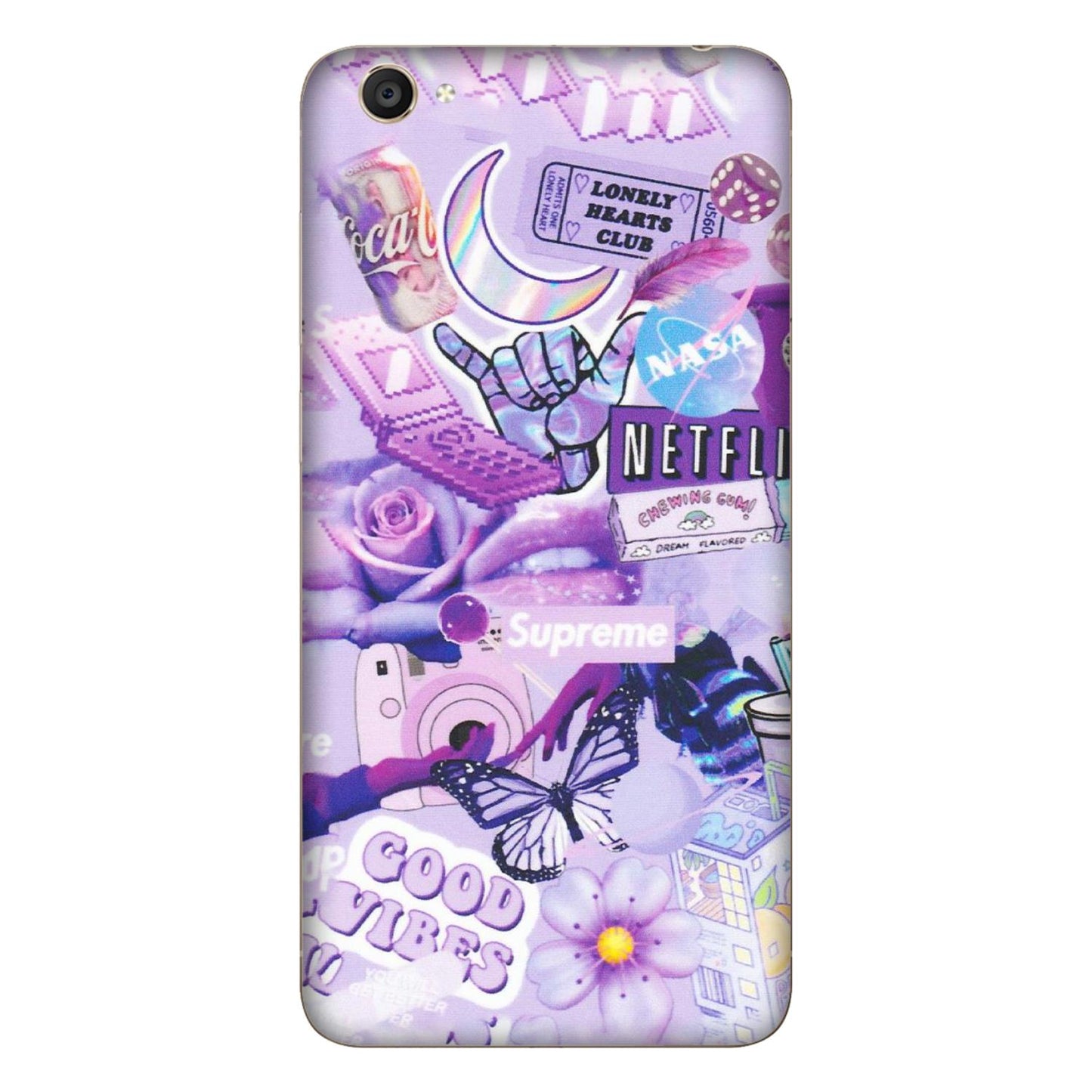 VIVO Y Series Phone Skins (All Models) - Supreme Purple Magic - Matte Finish (M-88) Vivo Y55S