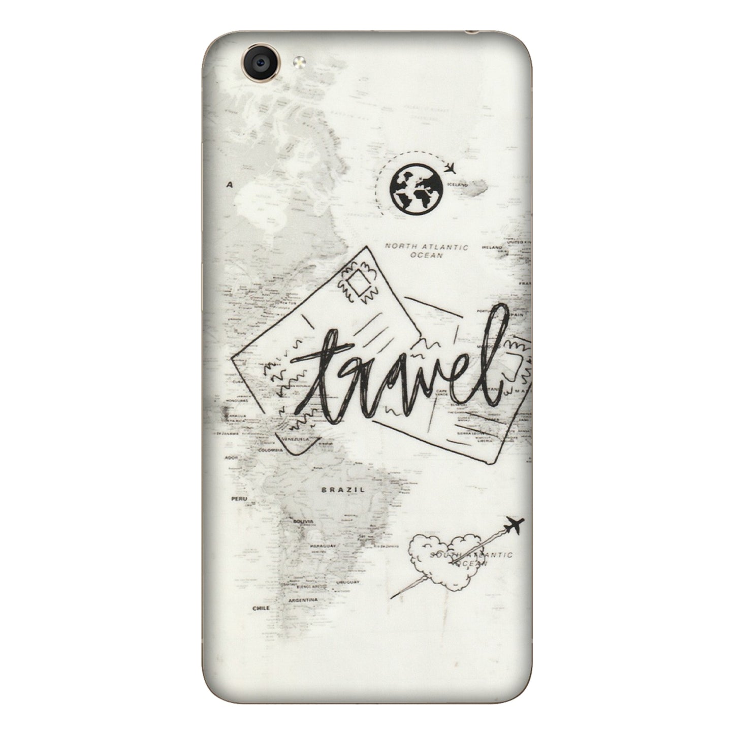VIVO Y Series Phone Skins (All Models) - Travel Ticket - Transparent Finish (T-06) Vivo Y55S