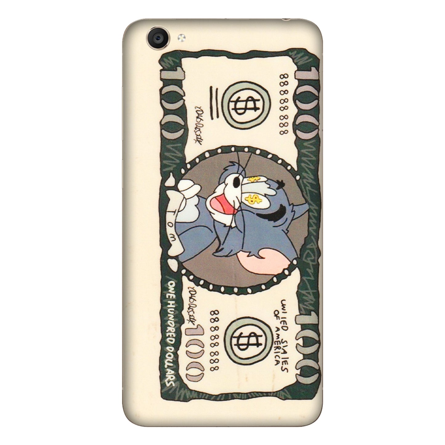 VIVO Y Series Phone Skins (All Models) - One Hundred Dollar Tom - Transparent Finish (T-16) Vivo Y55S