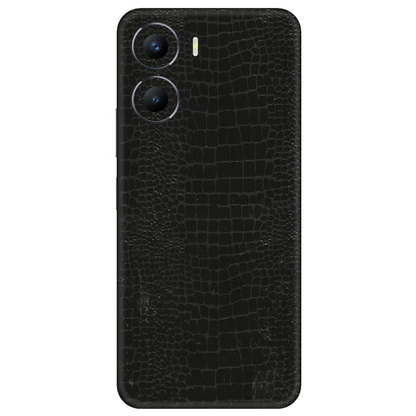 VIVO Y Series Phone Skins (All Models) - Snake Leather Black - 3D Embossed Finish (L-107) Vivo Y56 (5G)