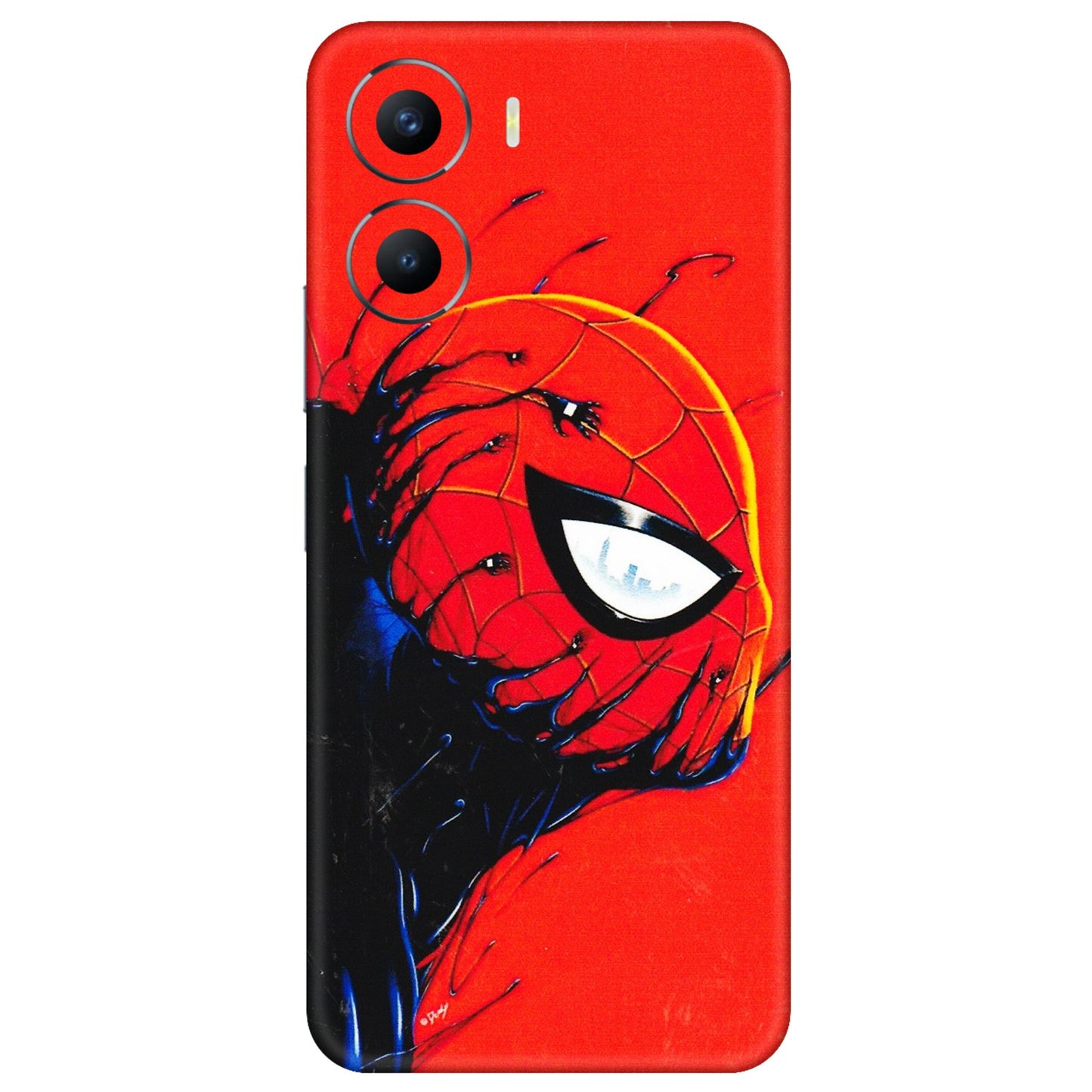 VIVO Y Series Phone Skins (All Models) - Spiderman Face Venom - 3D Embossed Finish (L-165) Vivo Y56 (5G)