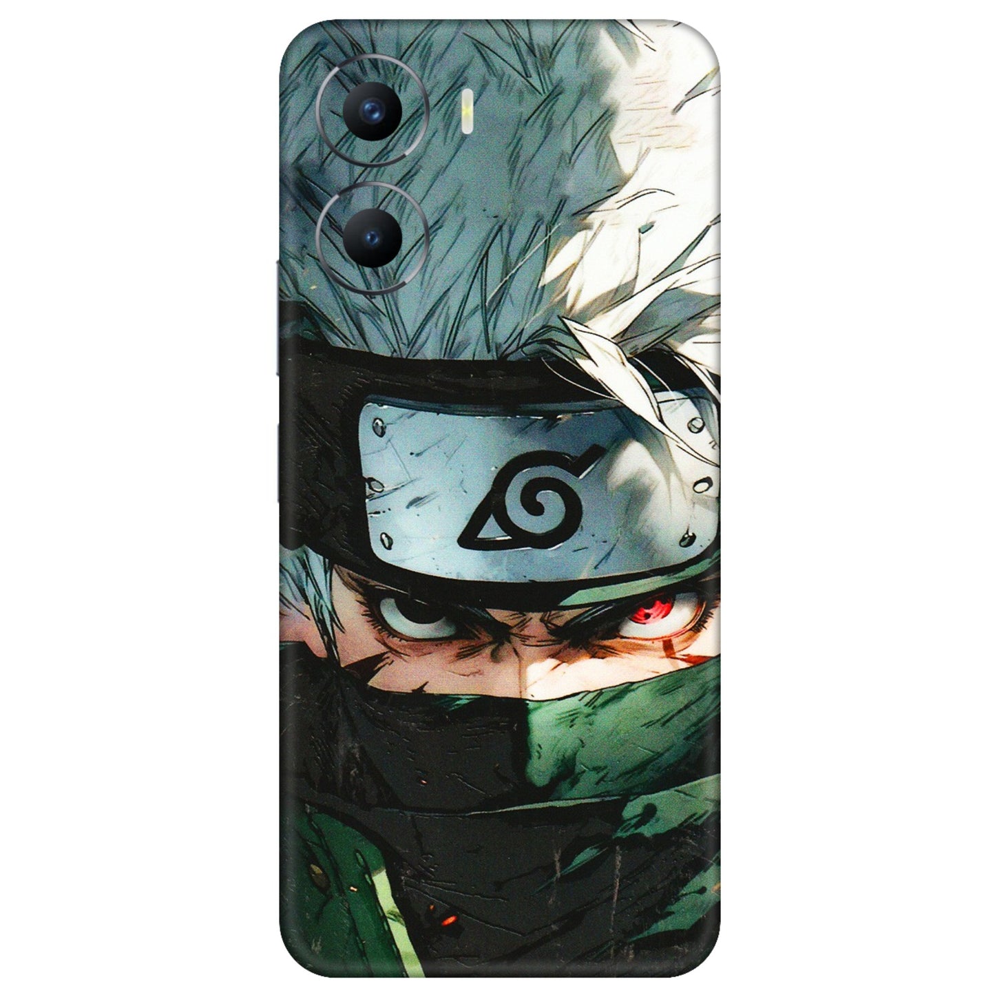 VIVO Y Series Phone Skins (All Models) - Kakashi Red Eye Focus - 3D Embossed Finish (L-227) Vivo Y56 (5G)