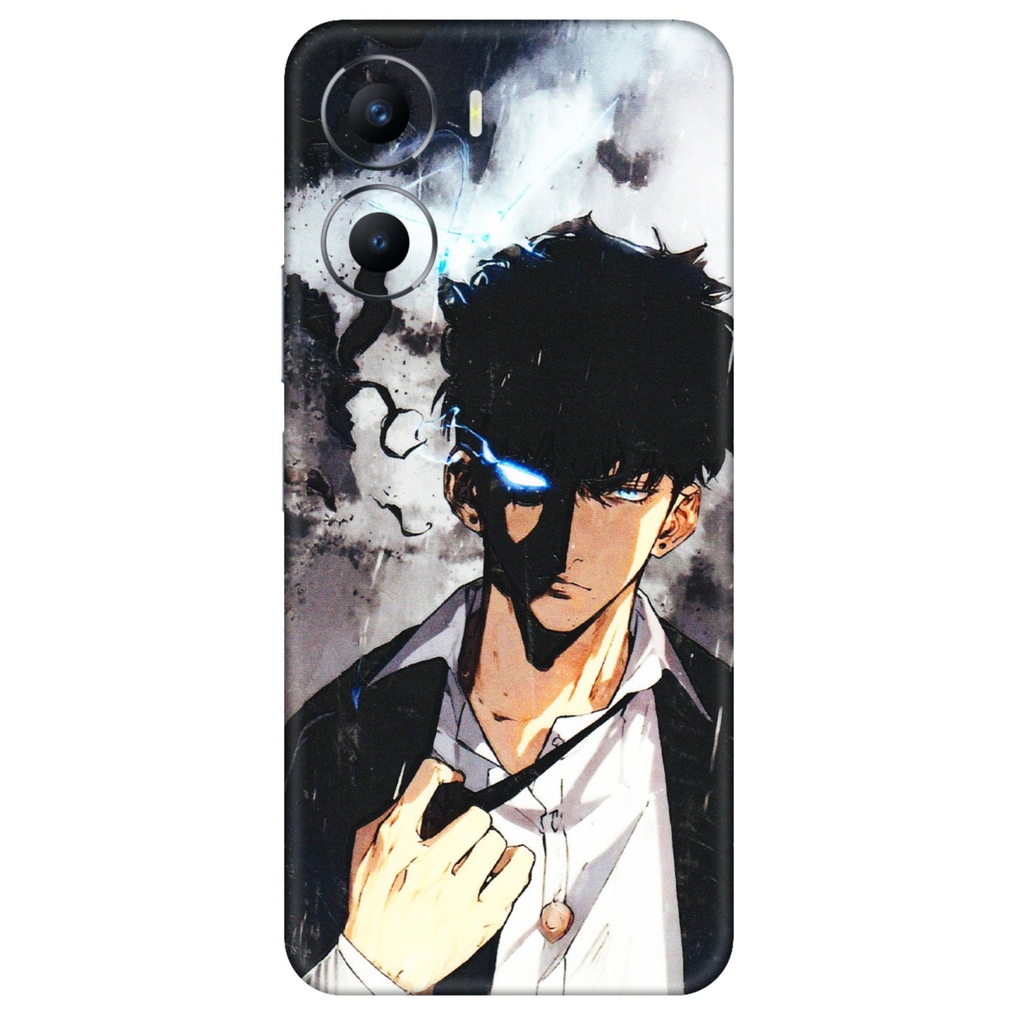 VIVO Y Series Phone Skins (All Models) - Sung Jinwoo Manhwa Anime - 3D Embossed Finish (L-328) Vivo Y56 (5G)