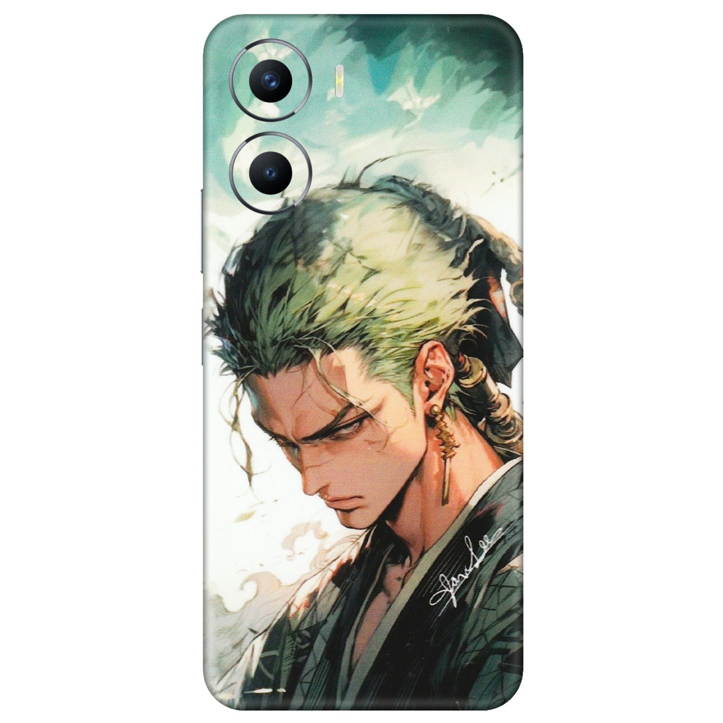 VIVO Y Series Phone Skins (All Models) - New Roronoa Zoro One Picece Anime - Matte Finish (M-140) Vivo Y56 (5G)