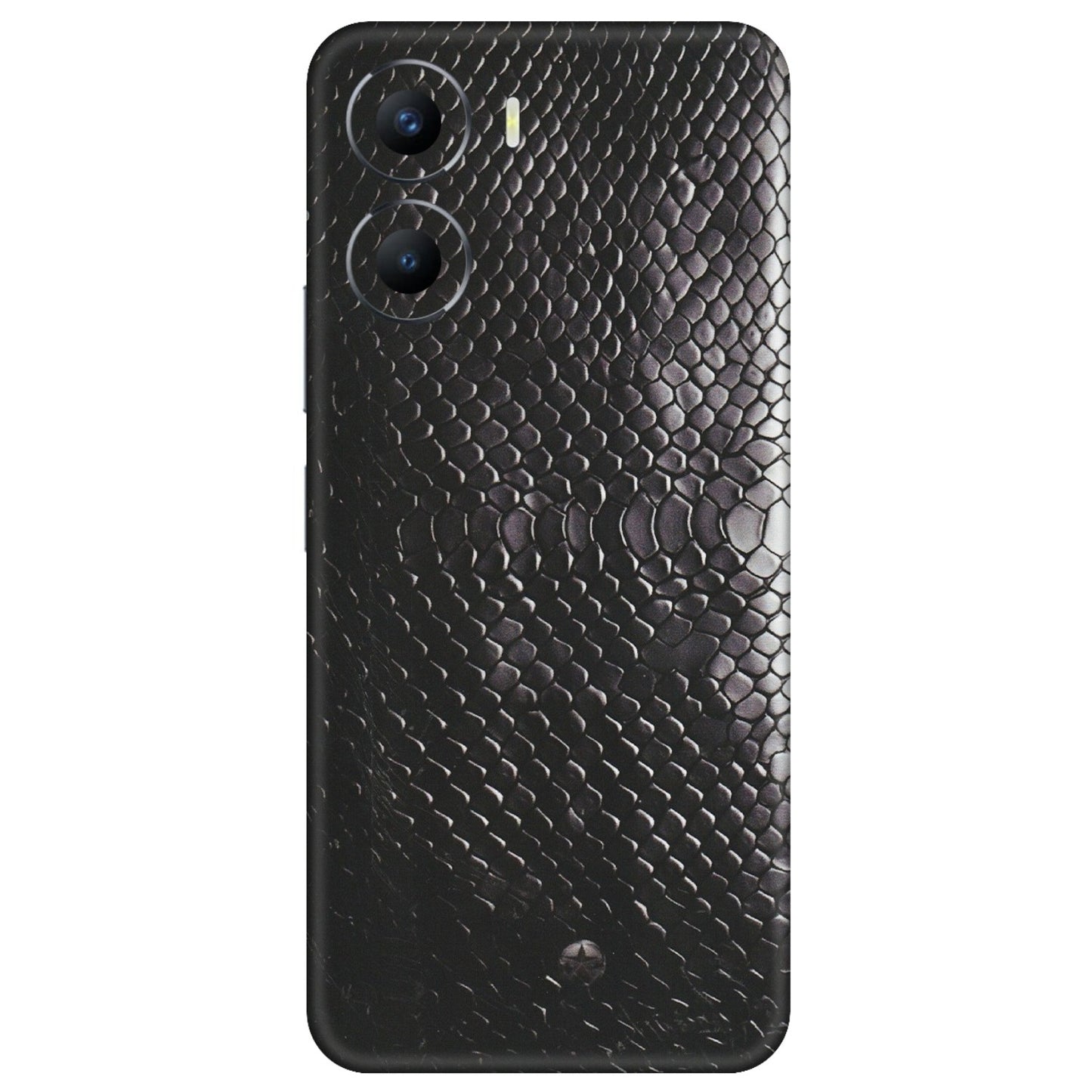 VIVO Y Series Phone Skins (All Models) - Black Snack Leather - Matte Finish (M-147) Vivo Y56 (5G)