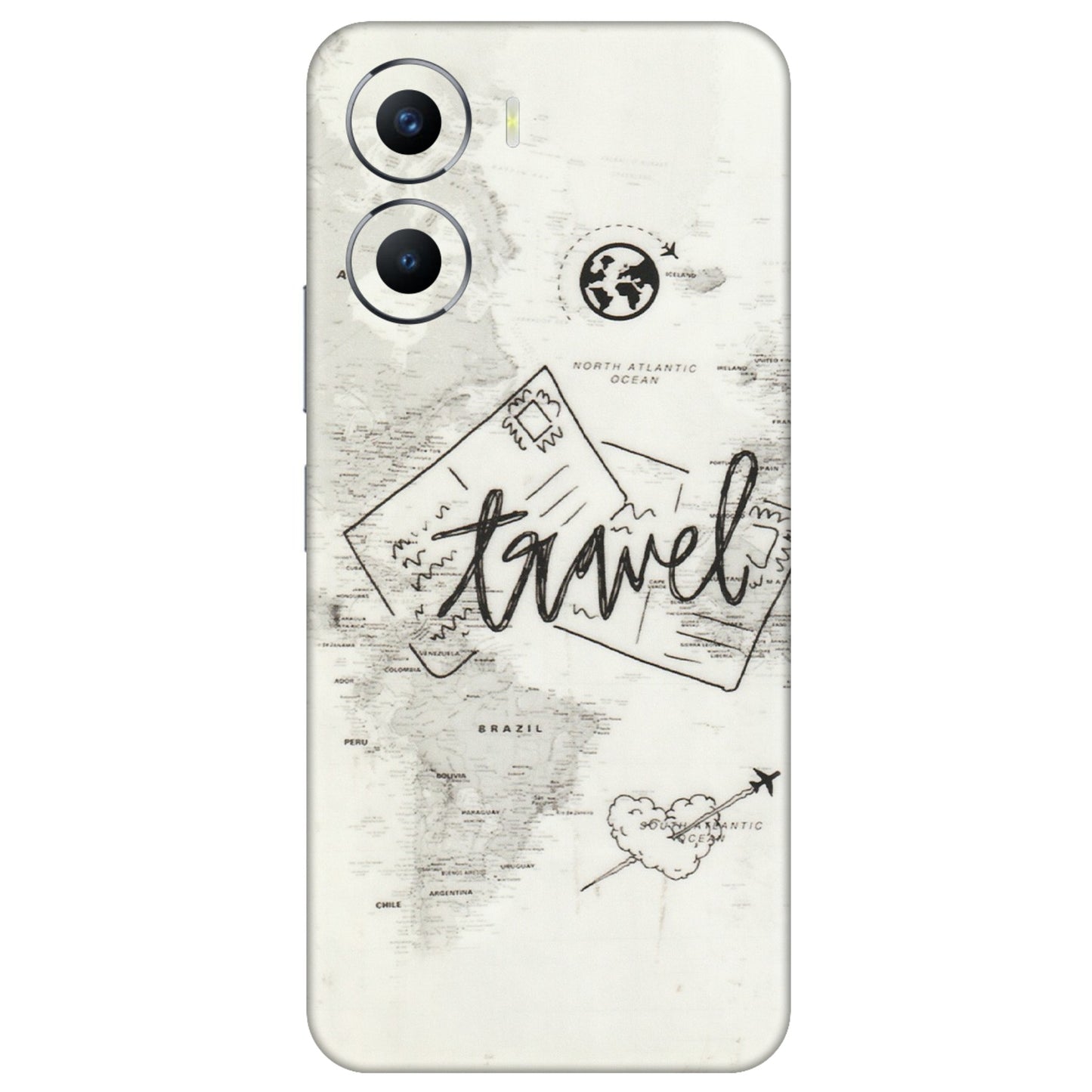 VIVO Y Series Phone Skins (All Models) - Travel Ticket - Transparent Finish (T-06) Vivo Y56 (5G)
