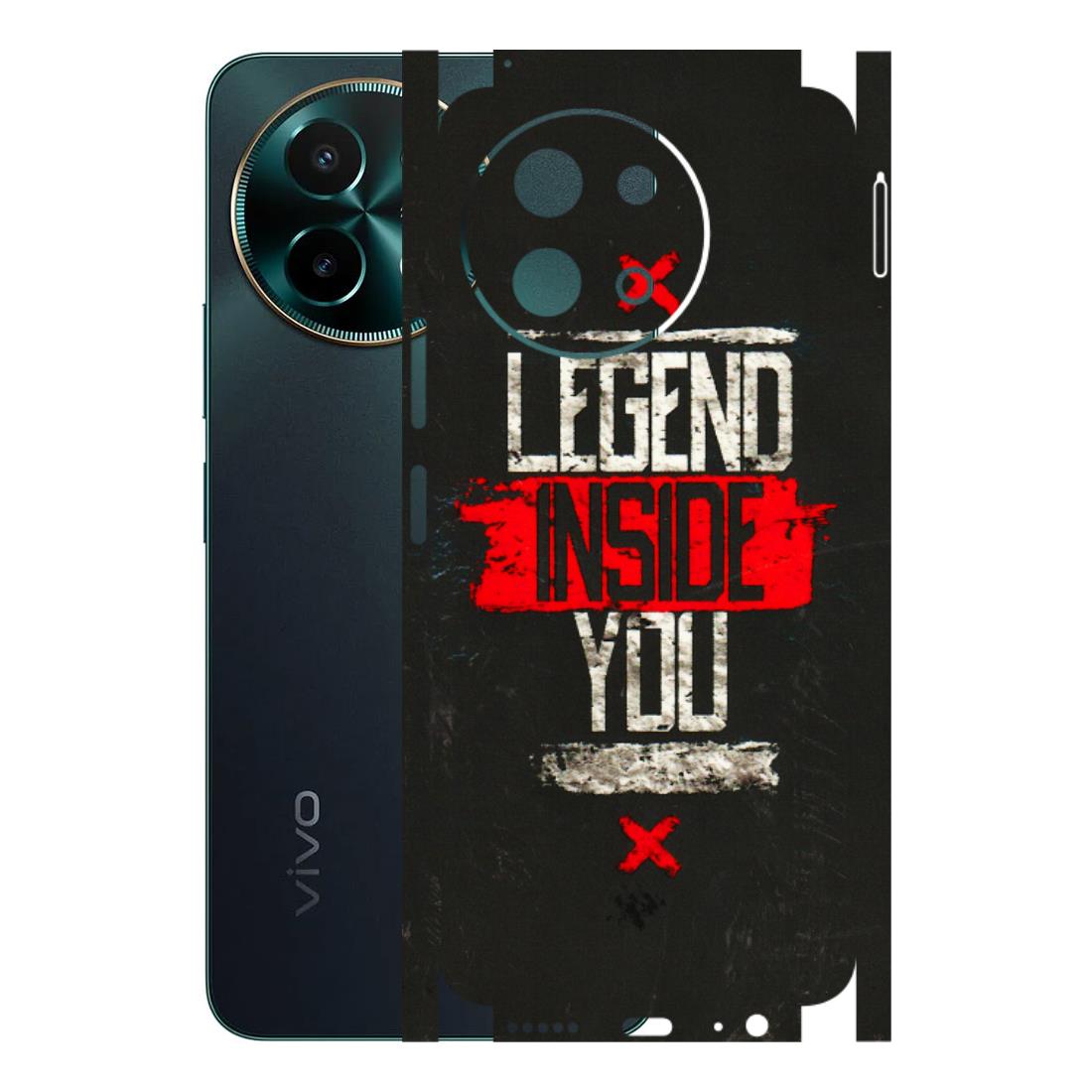 VIVO Y Series Phone Skins (All Models) - Legend Inside You - 3D Embossed Finish (L-186) Vivo Y58 5G