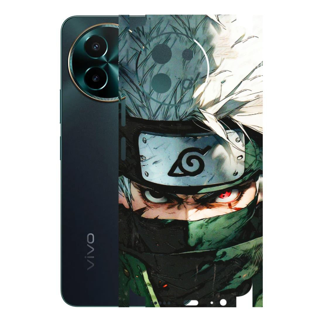 VIVO Y Series Phone Skins (All Models) - Kakashi Red Eye Focus - 3D Embossed Finish (L-227) Vivo Y58 5G