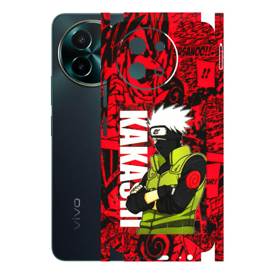 VIVO Y Series Phone Skins (All Models) - Kakashi Red Anime - 3D Embossed Finish (L-251) Vivo Y58 5G