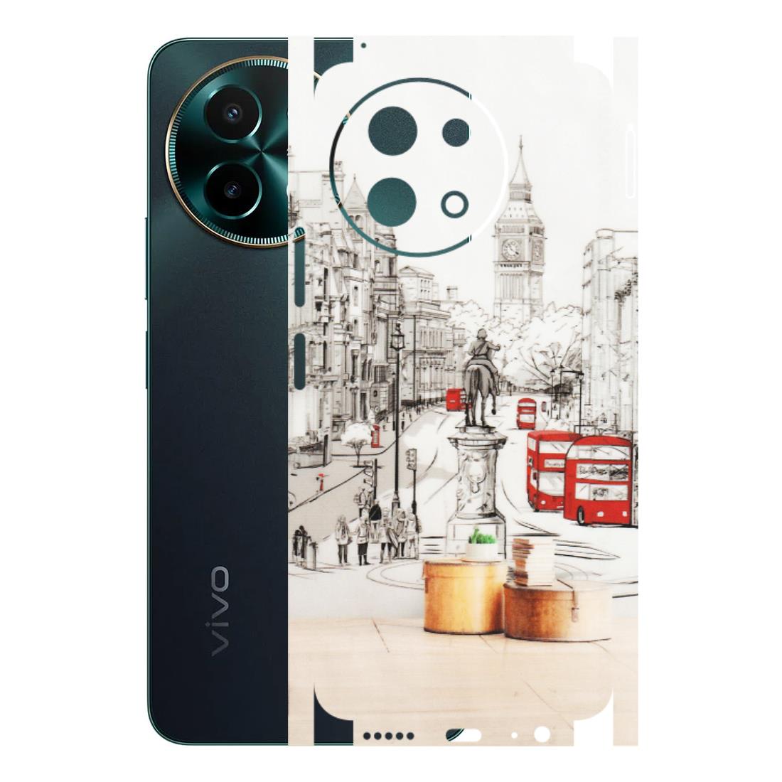 VIVO Y Series Phone Skins (All Models) - London Street - Transparent Finish (T-02) Vivo Y58 5G