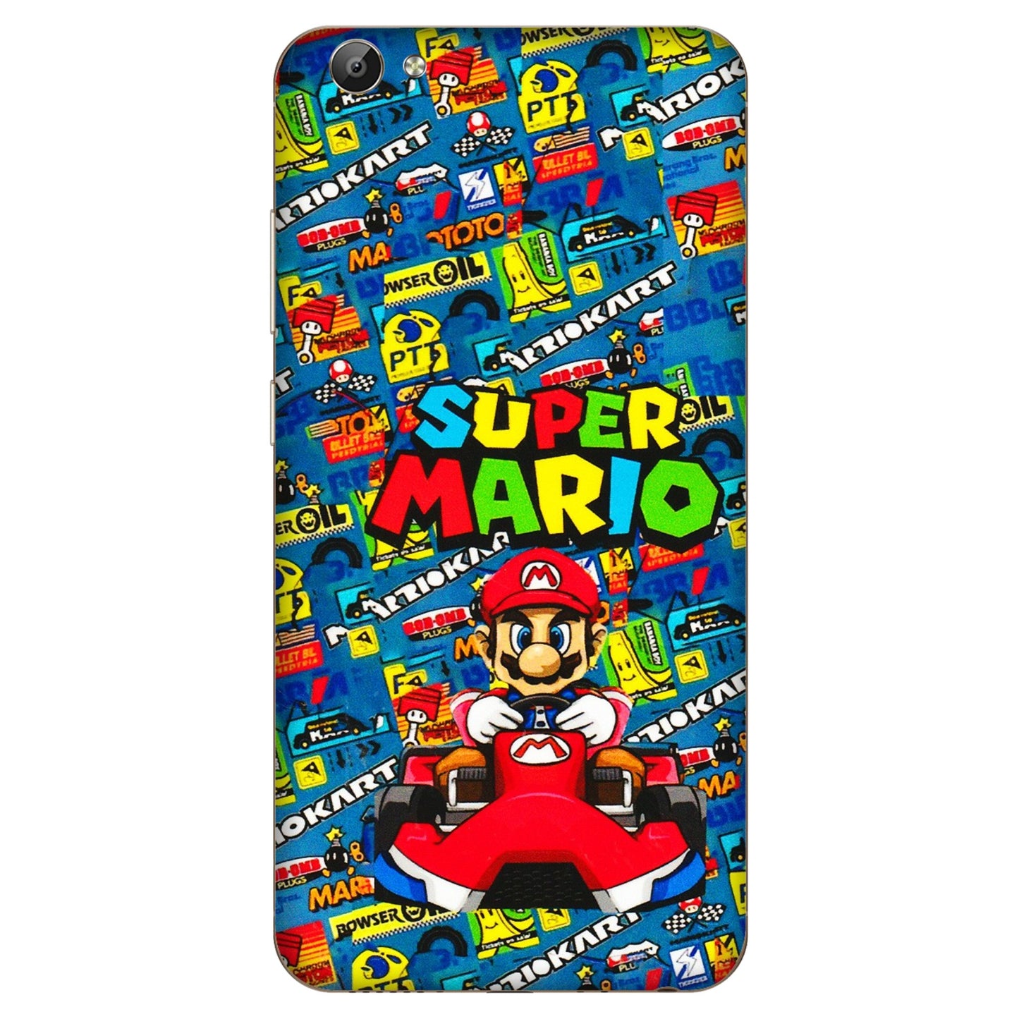 VIVO Y Series Phone Skins (All Models) - Super Mario Kart - 3D Embossed Finish (L-140) Vivo Y66