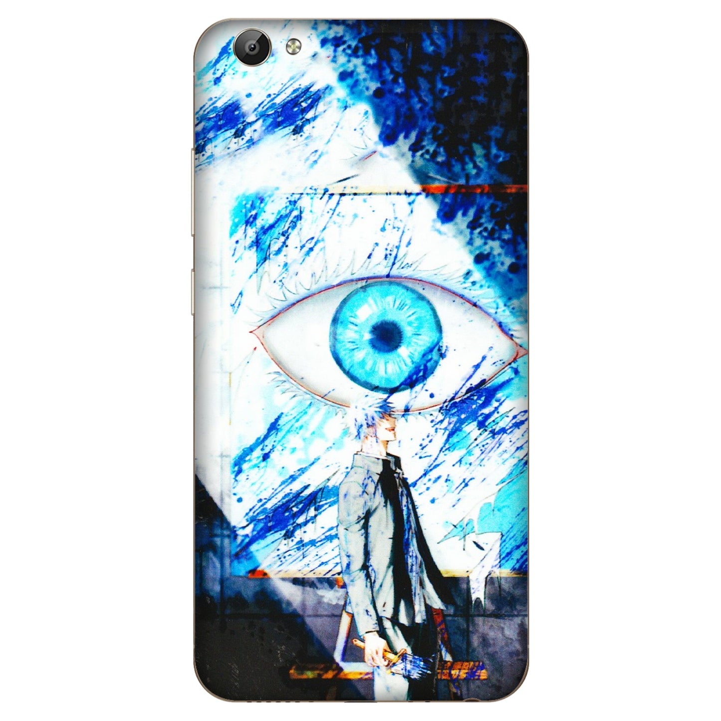 VIVO Y Series Phone Skins (All Models) - Gojo Satoru evil eye - 3D Embossed Finish (L-239) Vivo Y66