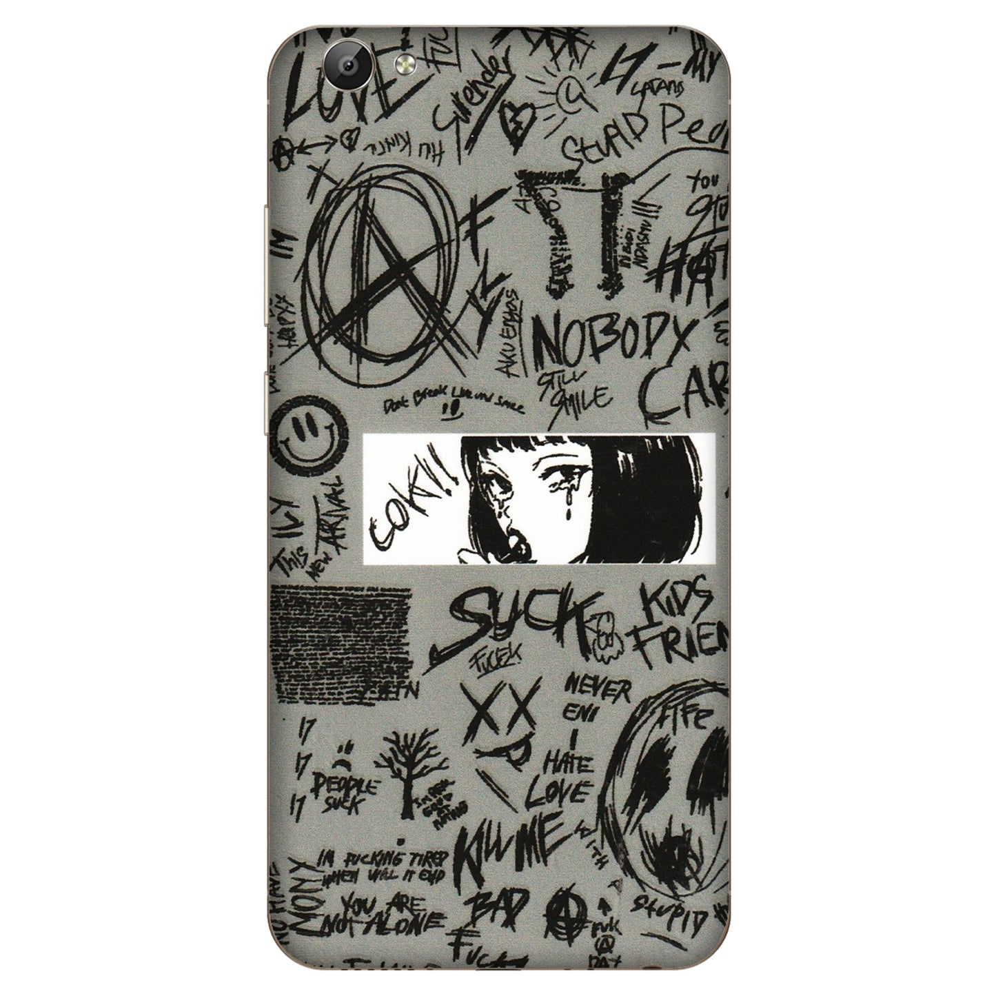 VIVO Y Series Phone Skins (All Models) - Never Have Love Anime - 3D Embossed Finish (L-260) Vivo Y66