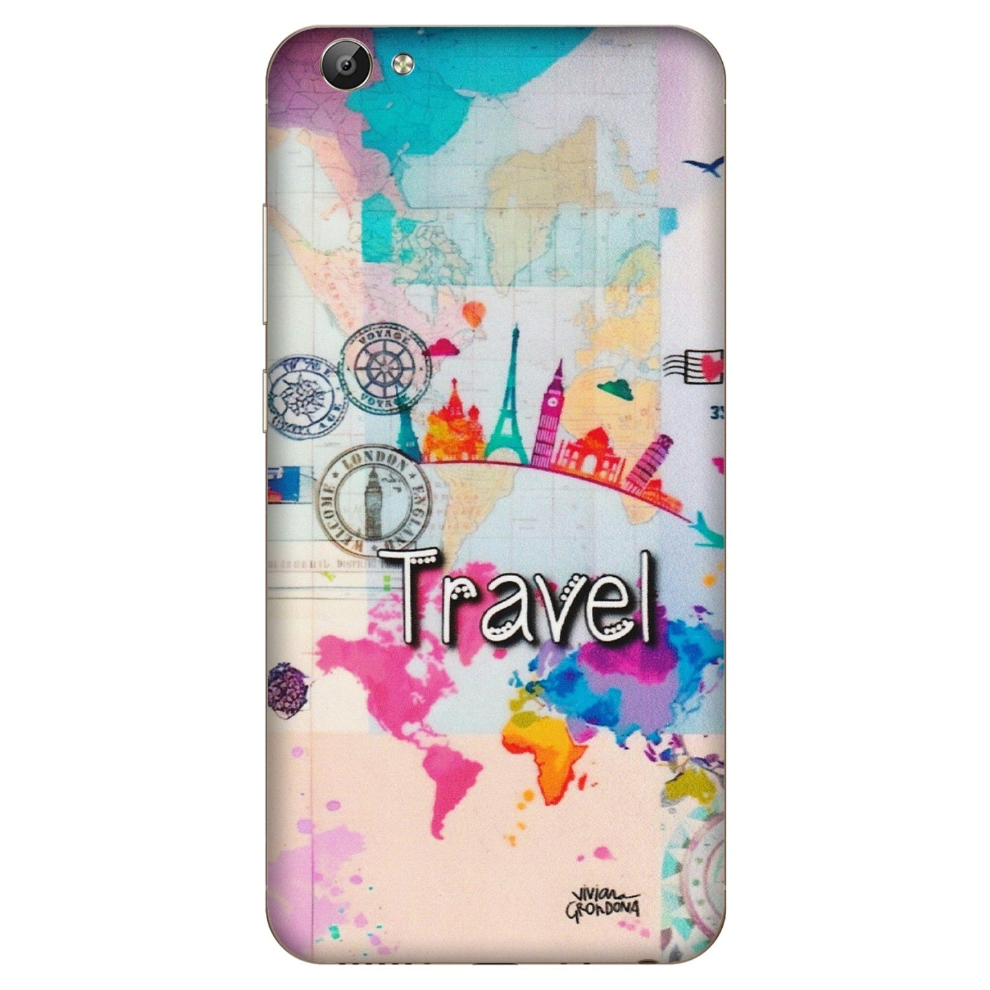 VIVO Y Series Phone Skins (All Models) - Travel The Wonders - Matte Finish (M-108) Vivo Y66