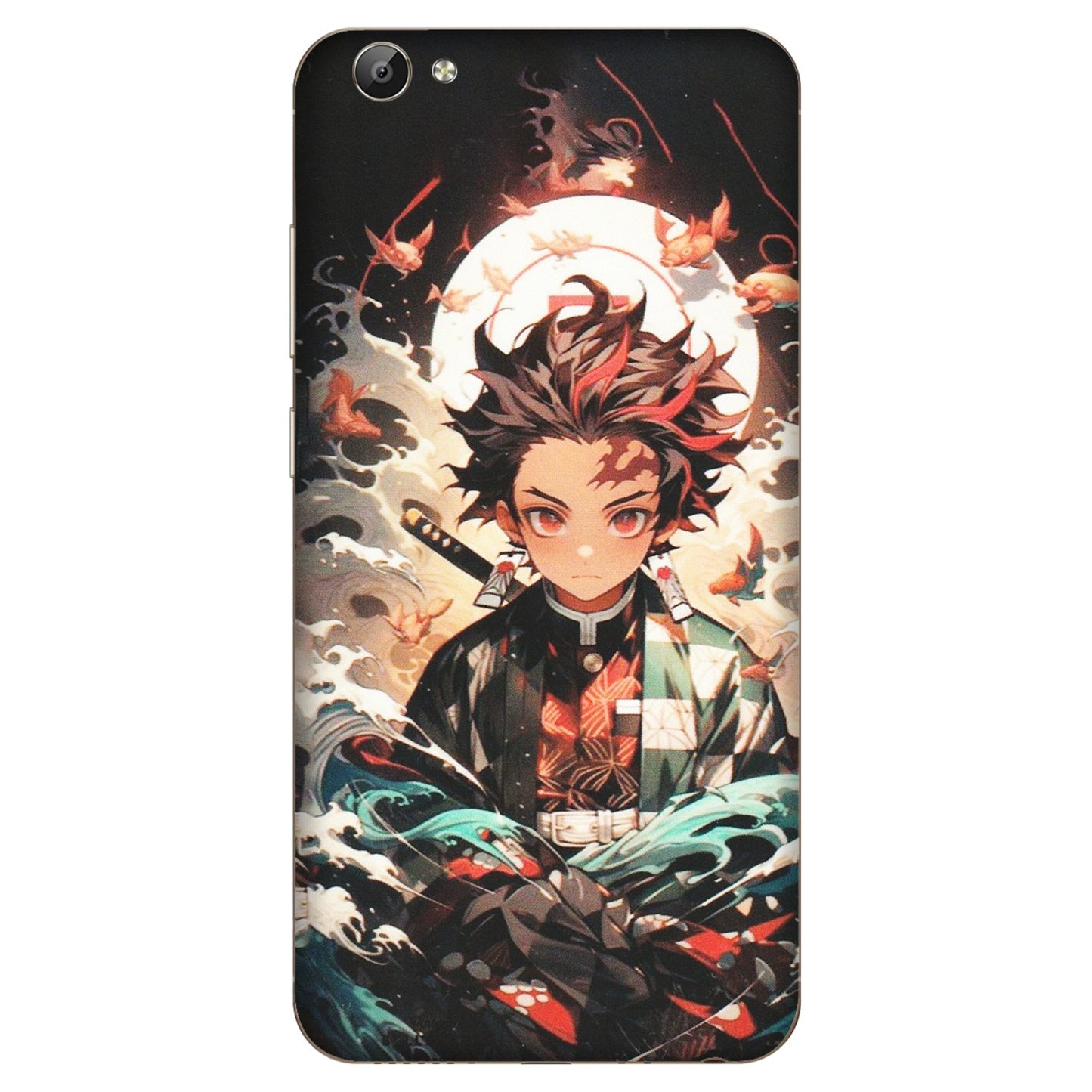 VIVO Y Series Phone Skins (All Models) - Tanjiro Demon Slayer Anime - Matte Finish (M-158) Vivo Y66