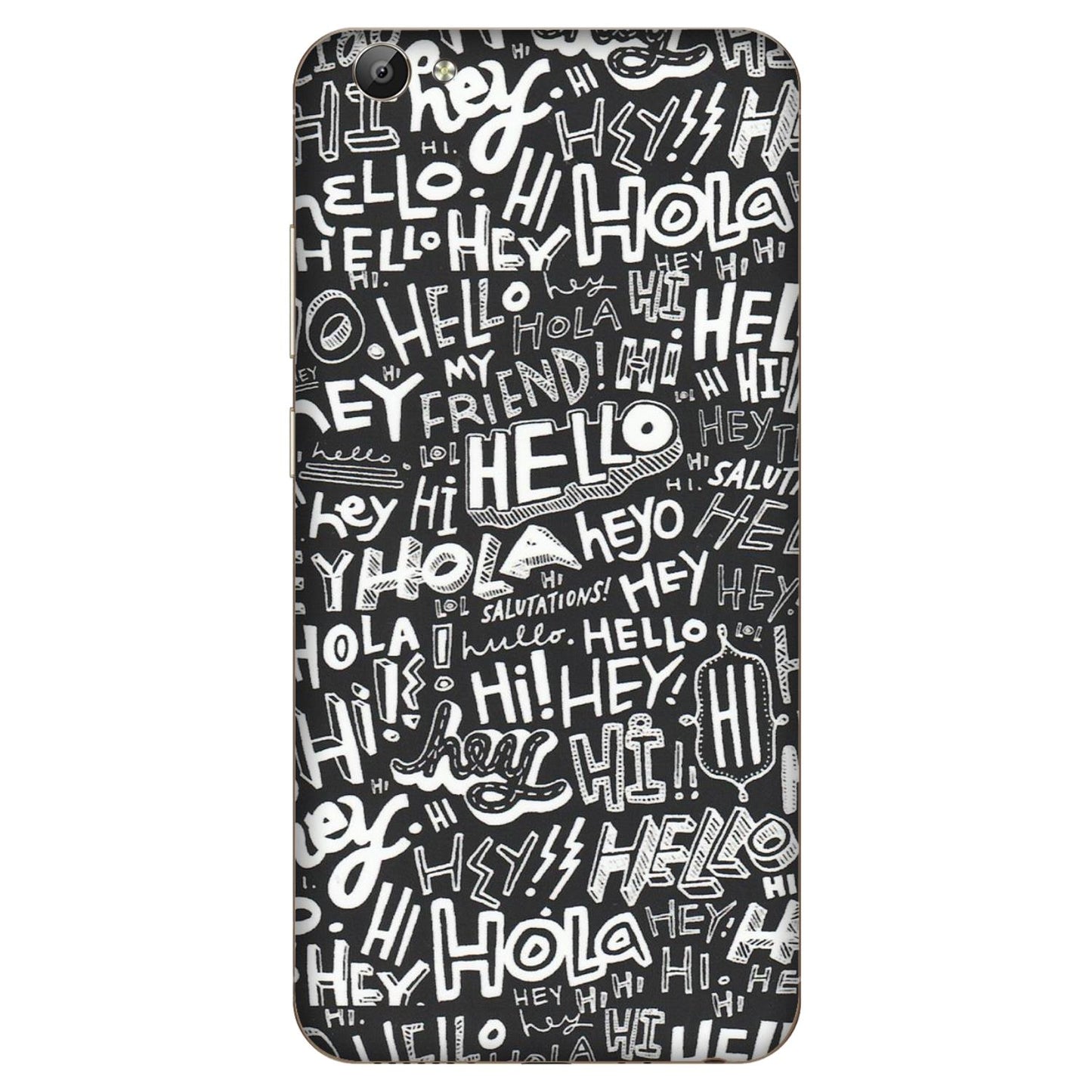 VIVO Y Series Phone Skins (All Models) - Hi Hello Doodles - Matte Finish (M-25) Vivo Y66