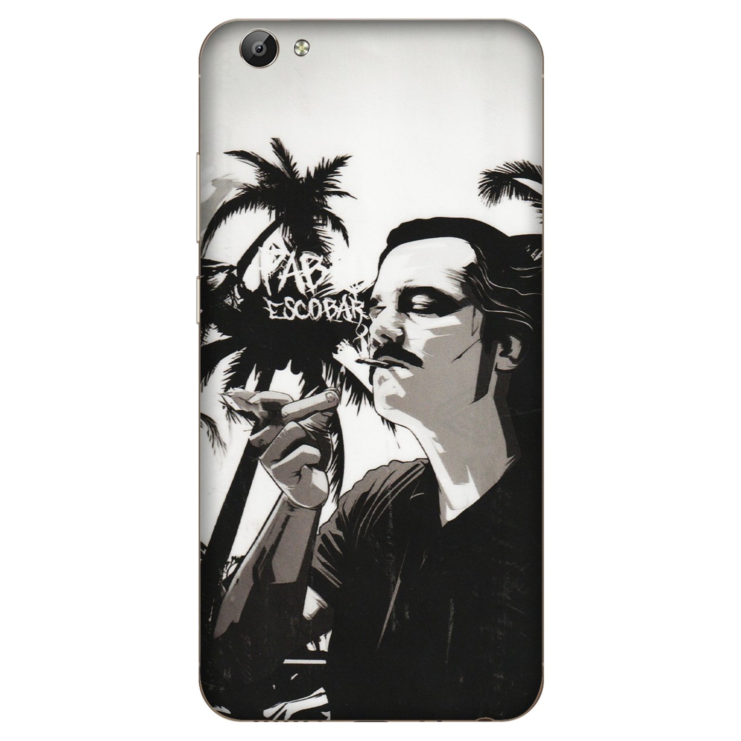 VIVO Y Series Phone Skins (All Models) - Pab Escobar - Transparent Finish (T-05) Vivo Y66