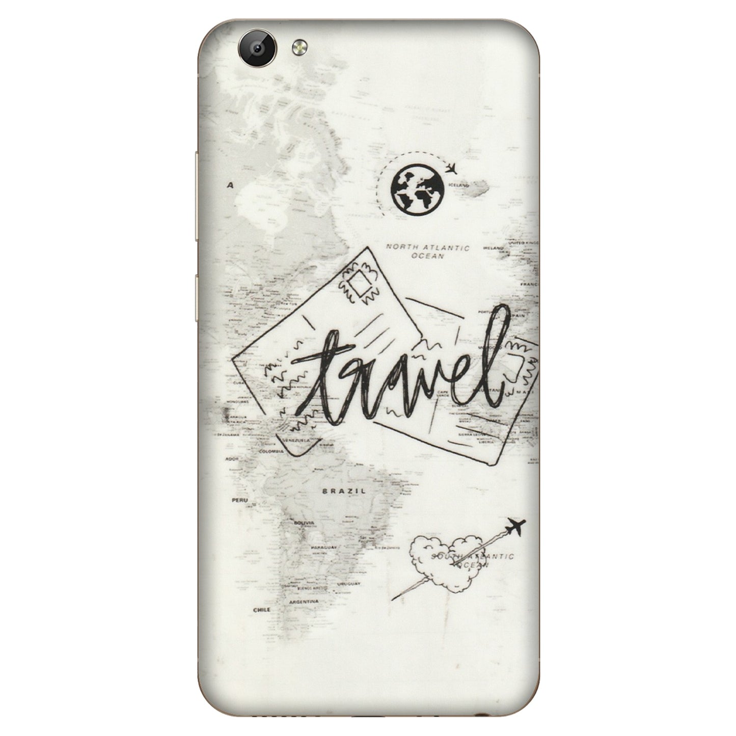VIVO Y Series Phone Skins (All Models) - Travel Ticket - Transparent Finish (T-06) Vivo Y66