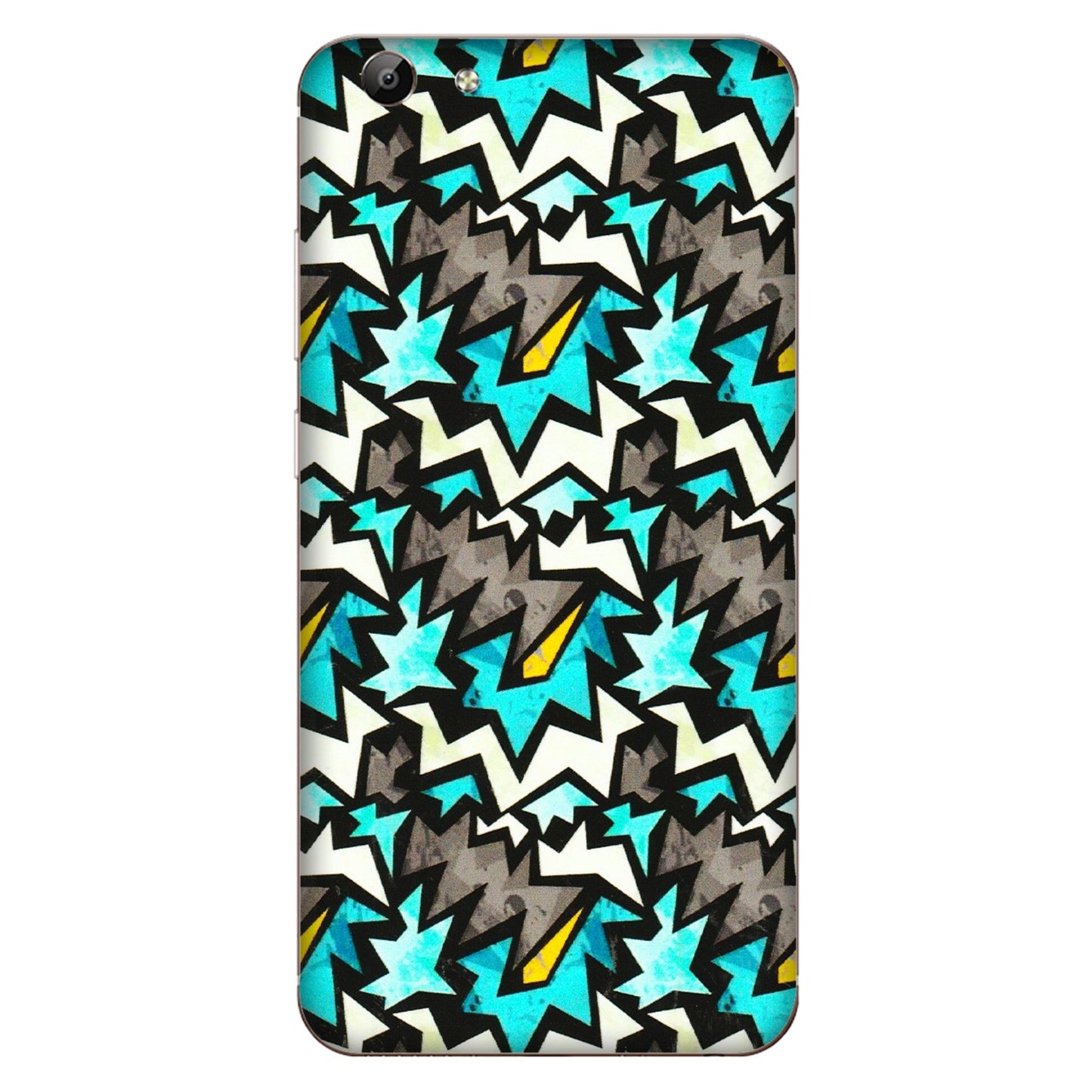 VIVO Y Series Phone Skins (All Models) - Funky Zig Zag - 3D Embossed Finish (L-223) Vivo Y69