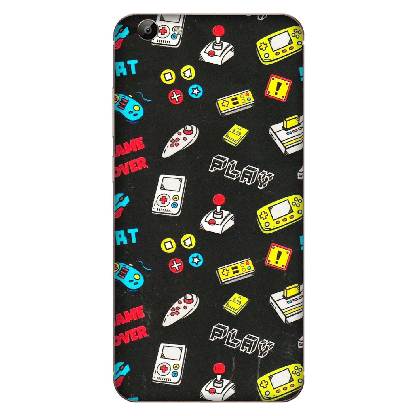 VIVO Y Series Phone Skins (All Models) - Gaming Doodles - 3D Embossed Finish (L-224) Vivo Y69